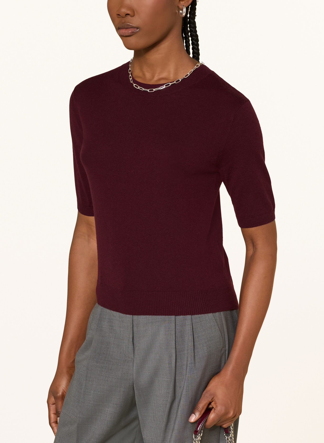 WEEKEND Max Mara Strickshirt MAREA: DUNKELROT