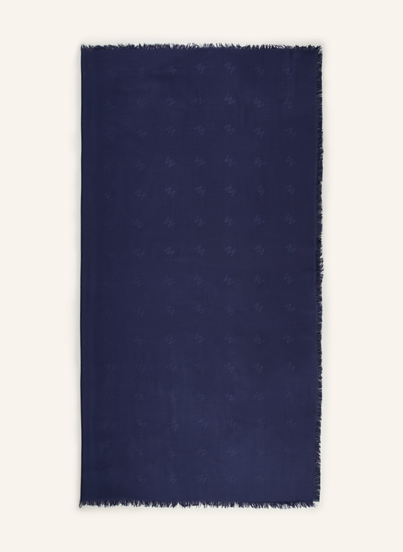 WEEKEND Max Mara Szal ACEDRO: GRANATOWY