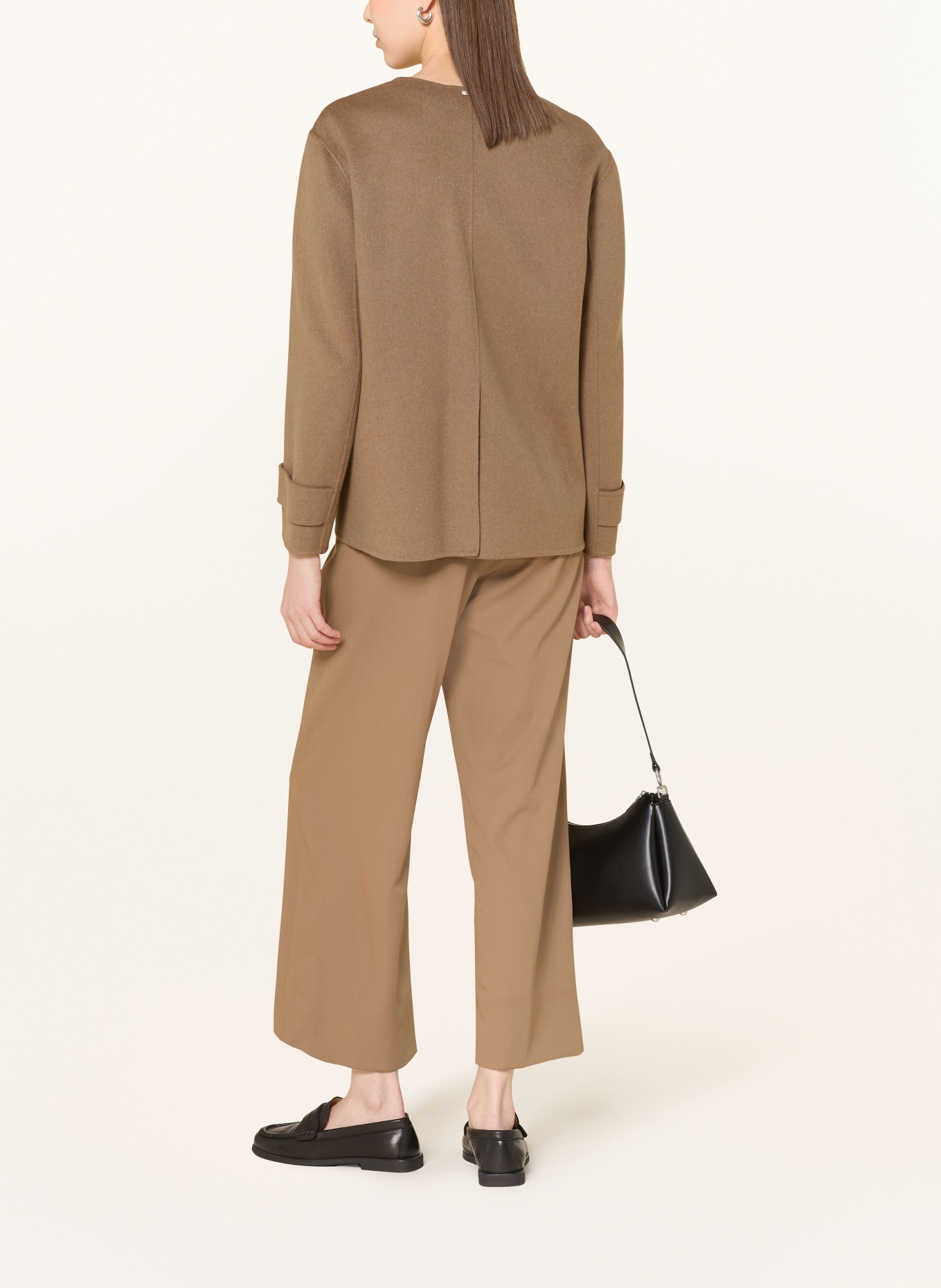 S Max Mara MARGENTA culottes: LIGHT BROWN