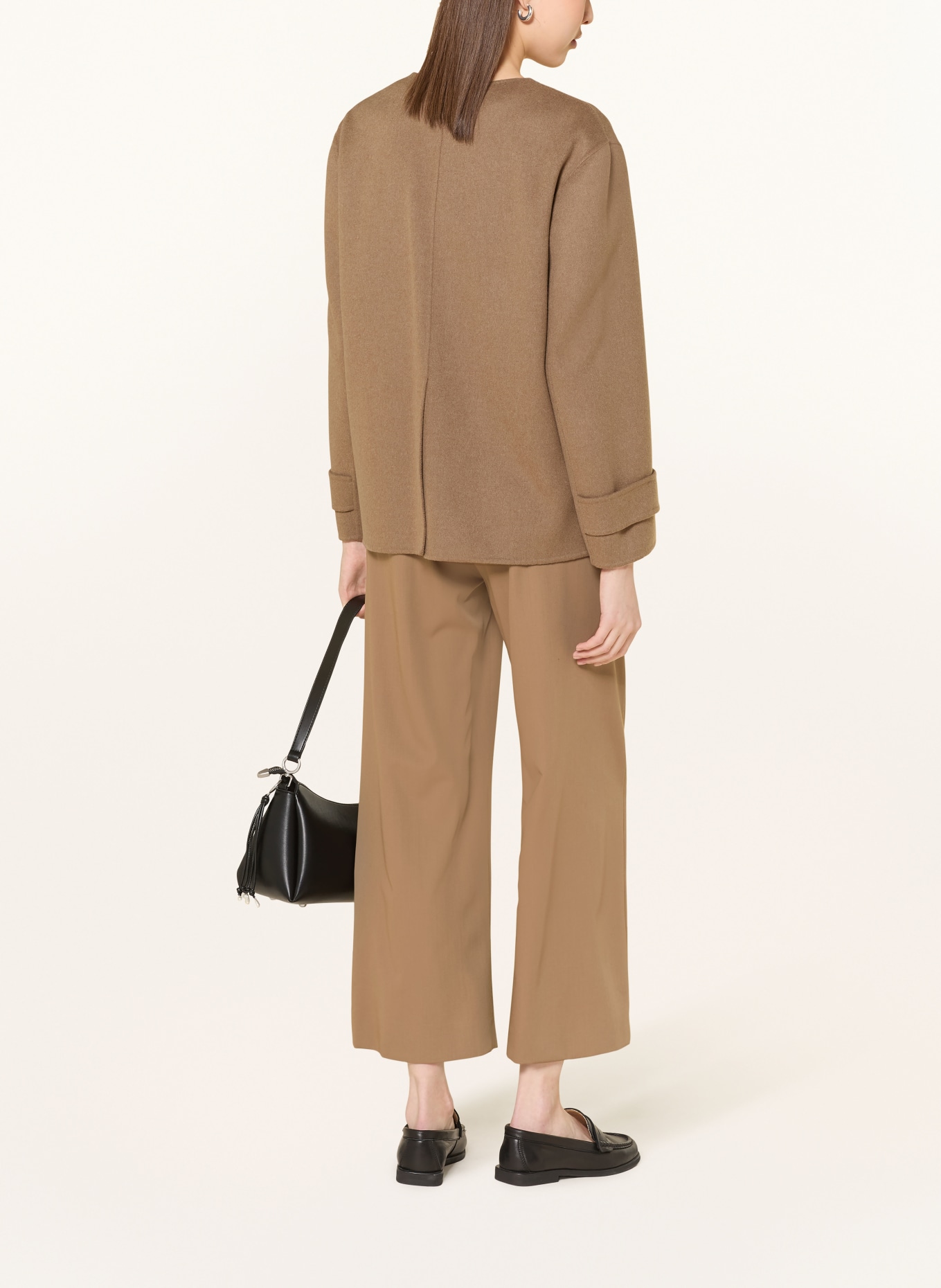 S Max Mara Cabanjacke: HELLBRAUN