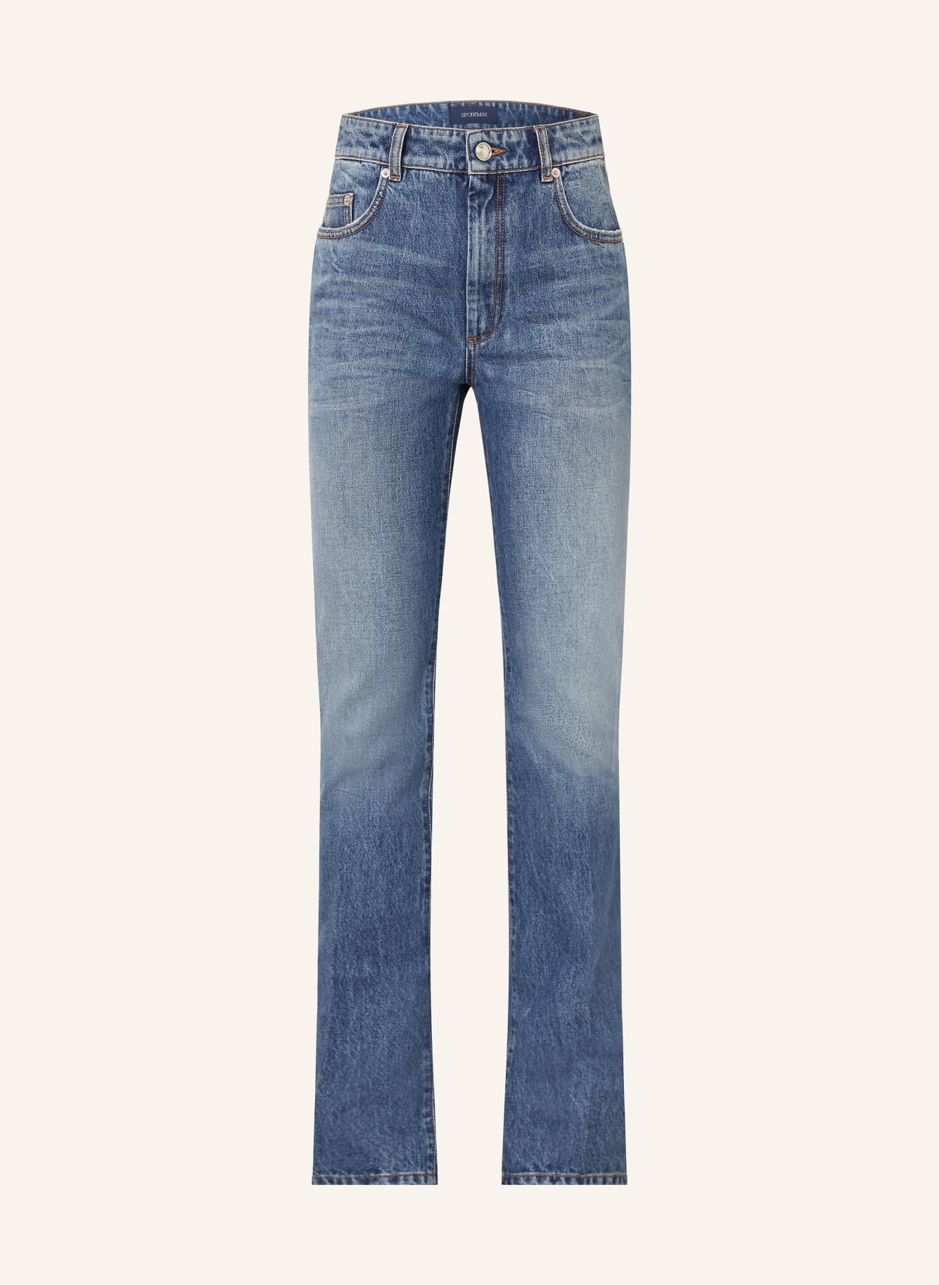 SPORTMAX Bootcut jeans SPDUDITORE Slim Fit: 005 MIDNIGHTBLUE