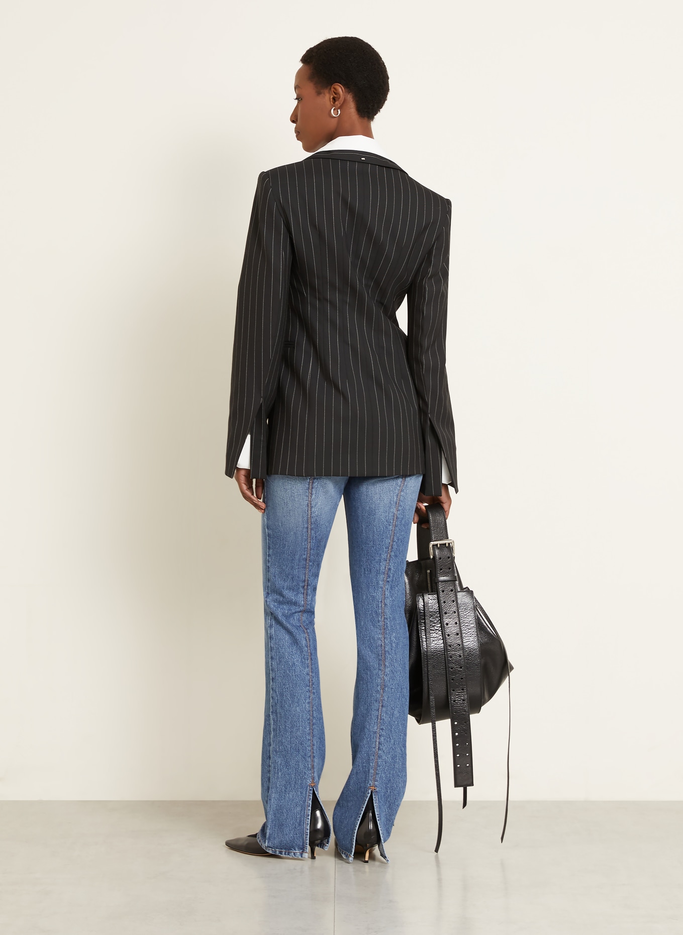 SPORTMAX Bootcut jeans SPDUDITORE Slim Fit: 005 MIDNIGHTBLUE