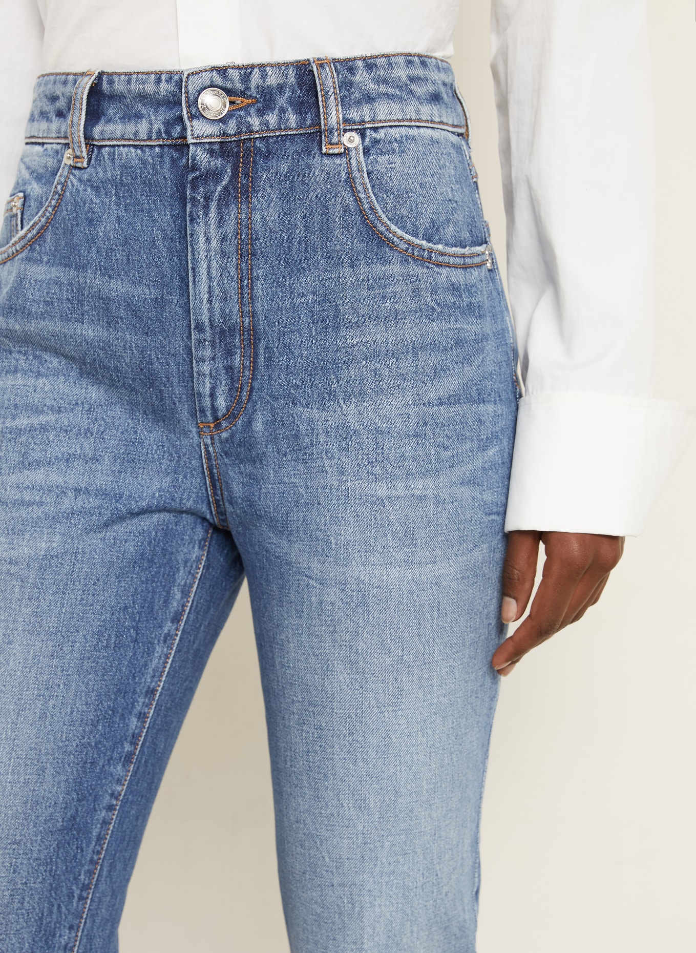 SPORTMAX Bootcut jeans SPDUDITORE Slim Fit: 005 MIDNIGHTBLUE