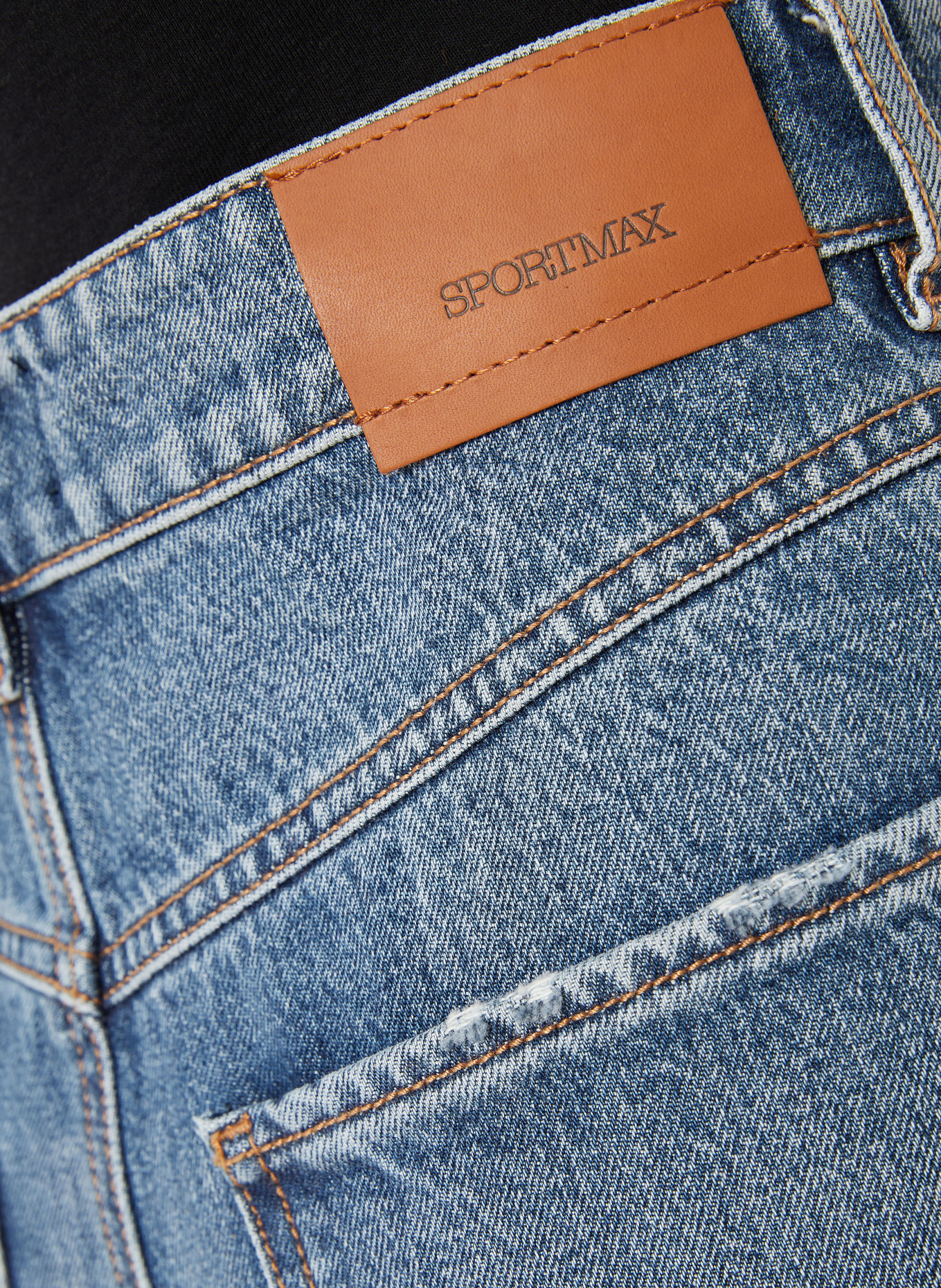 SPORTMAX Wide-leg jeans: 005 MIDNIGHTBLUE