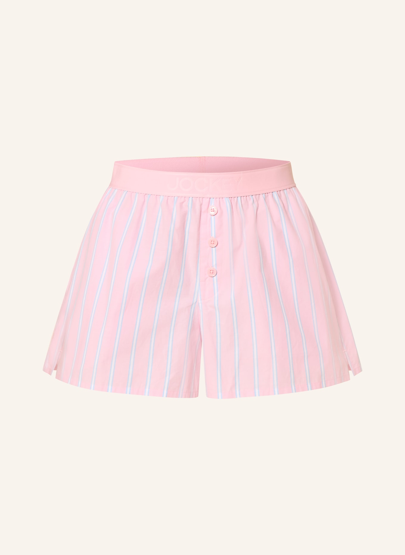 JOCKEY Schlafshorts: PINK / BLAU / WEISS