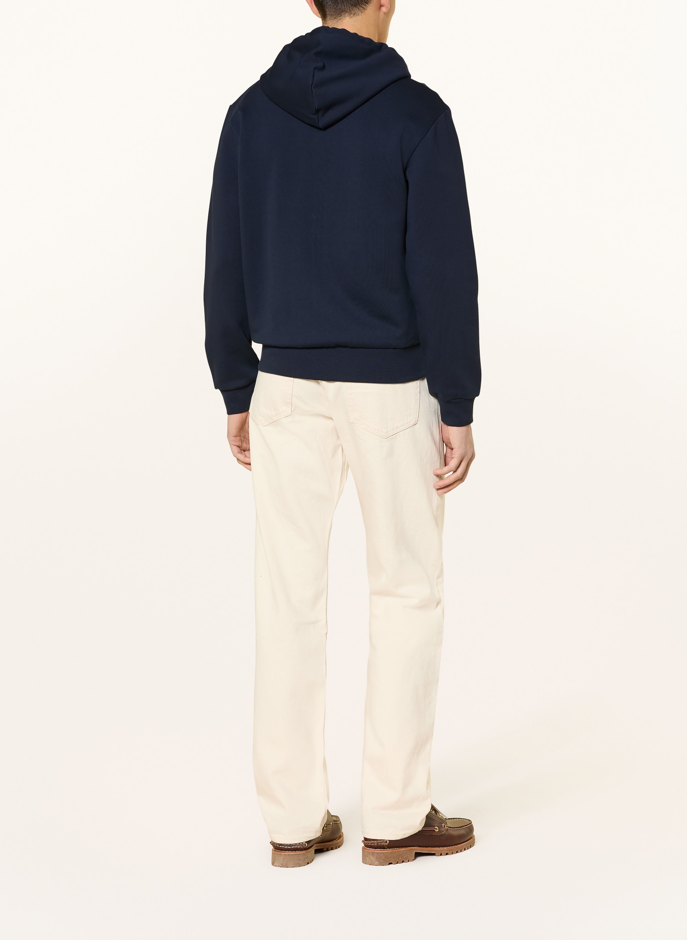 LACOSTE sweat jacket: DARK BLUE