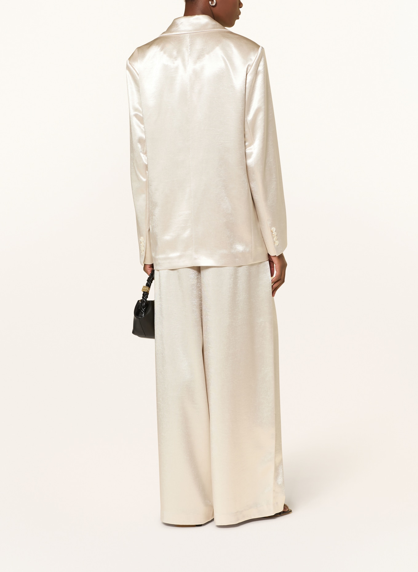 MRS & HUGS Satinblazer: CREME