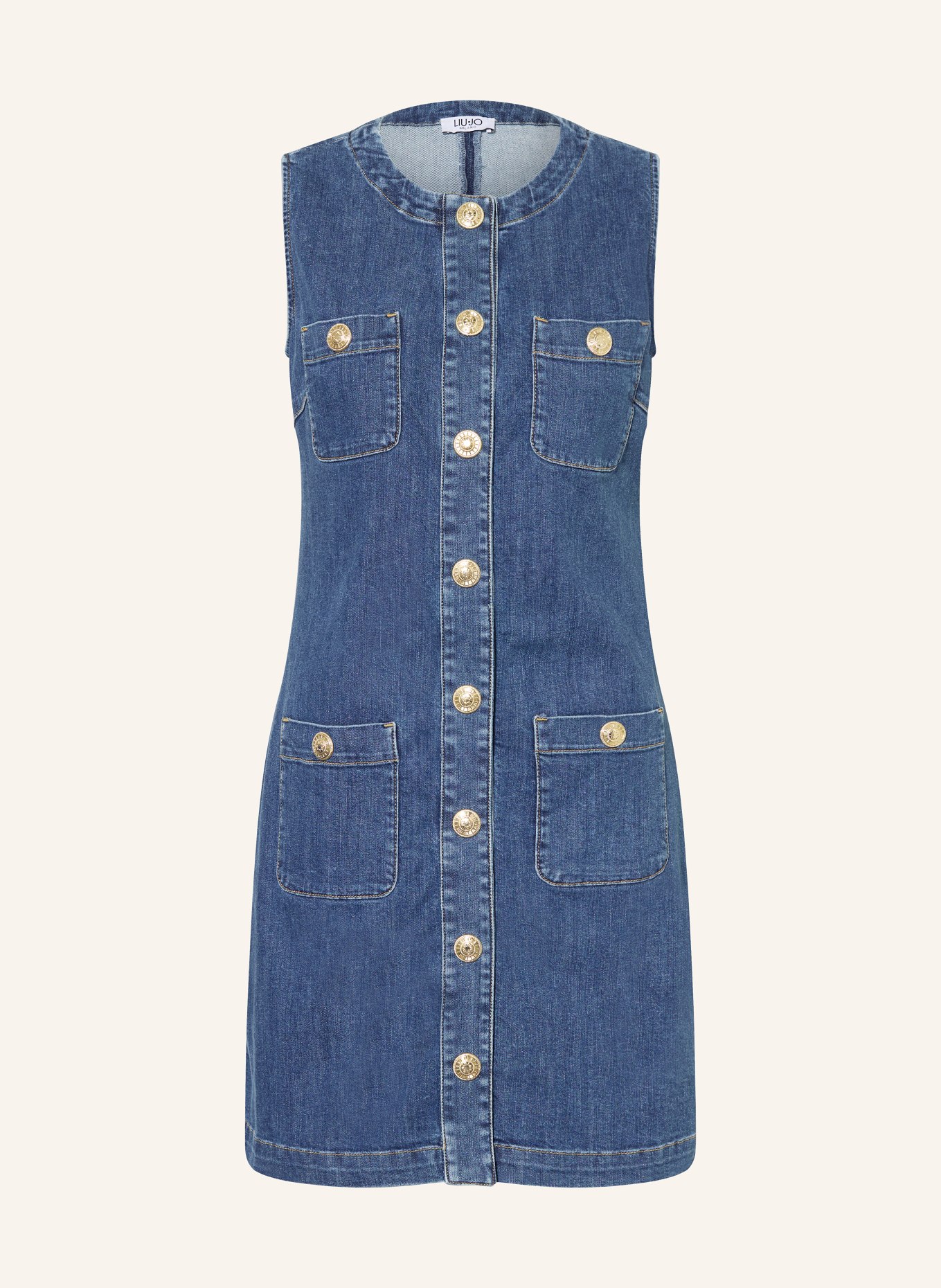 LIU JO denim dress: DARK BLUE