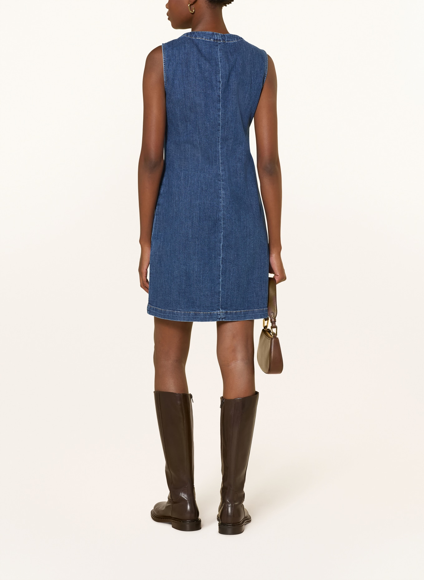 LIU JO denim dress: DARK BLUE