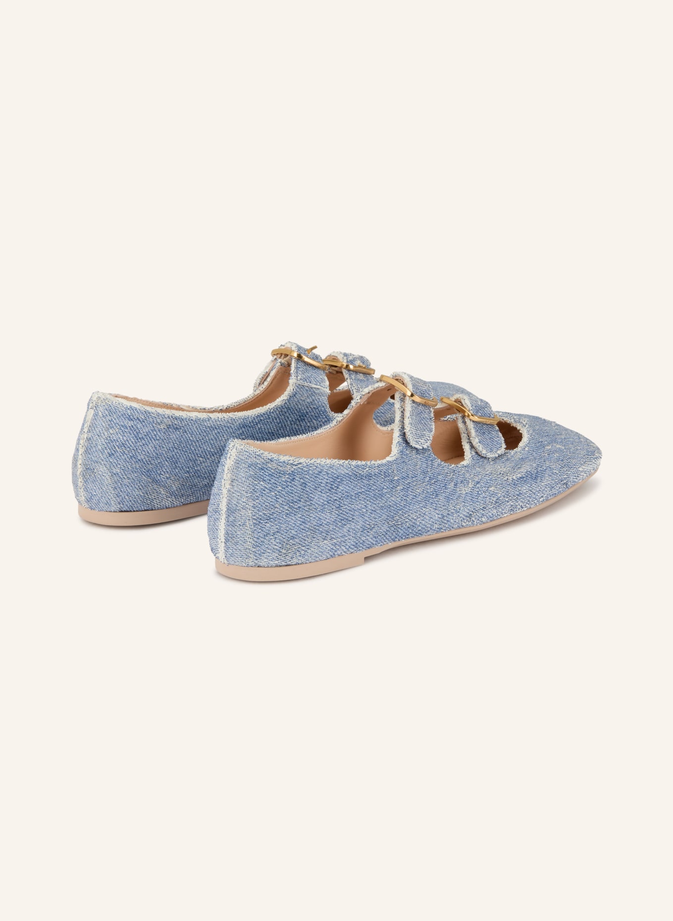 AGL Mary Jane ballerina flats CERAMIC: LIGHT BLUE