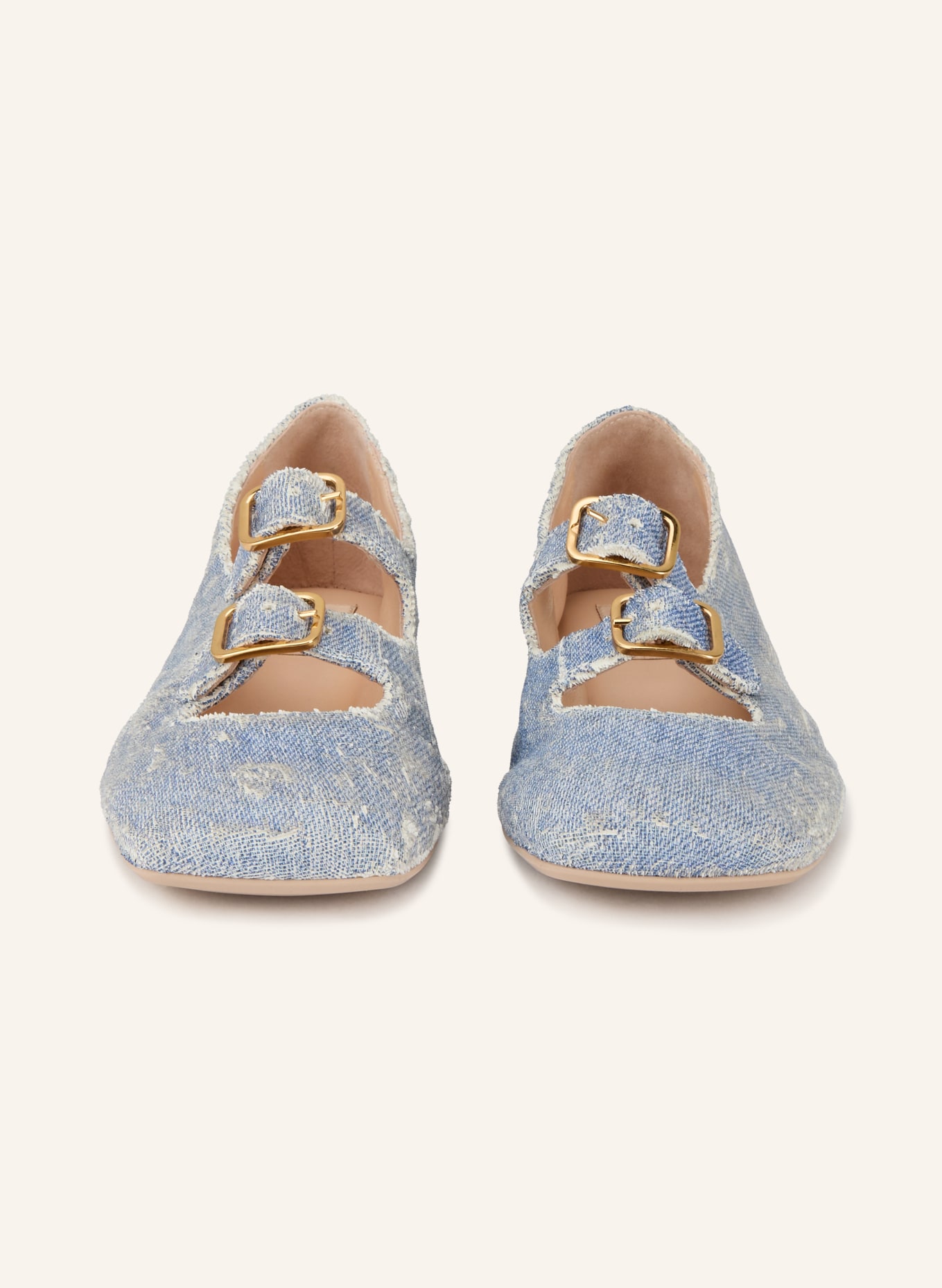 AGL Mary Jane ballerina flats CERAMIC: LIGHT BLUE