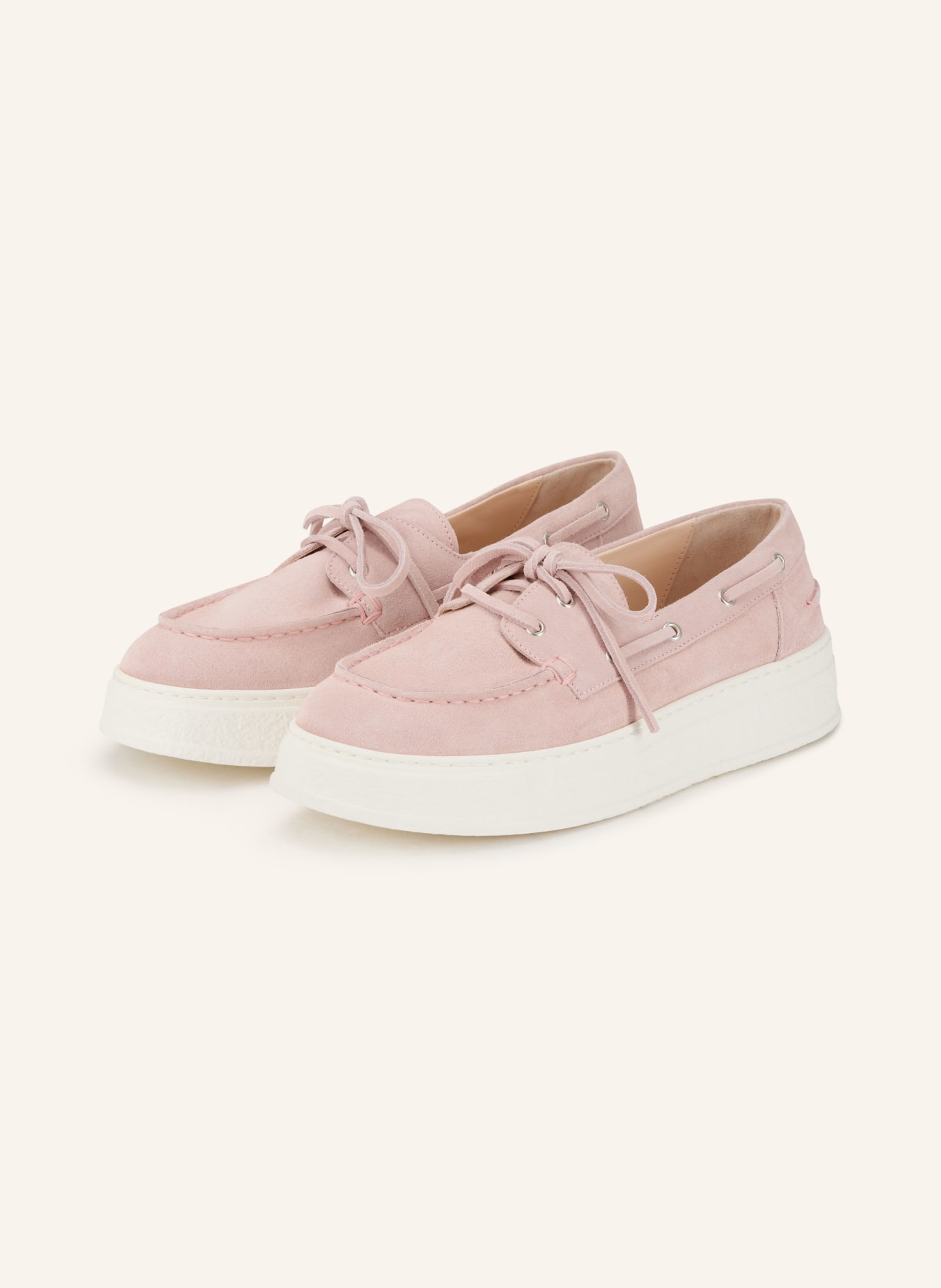 AGL GIULY boat shoes: ROSE