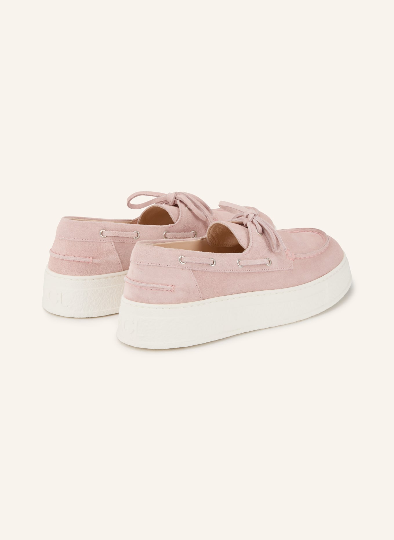AGL GIULY boat shoes: ROSE