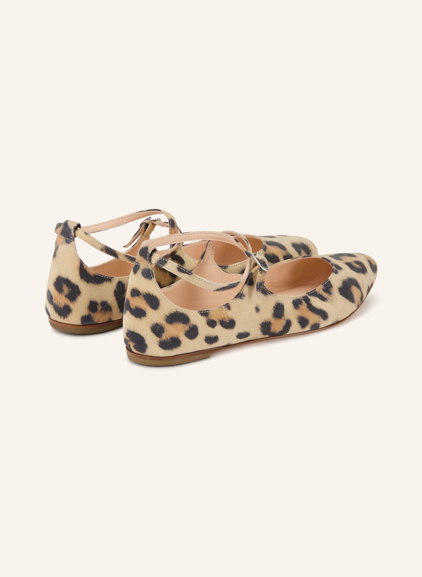 AGL SOFTY BALLET ballerina flats: BEIGE / COGNAC / DARK BROWN