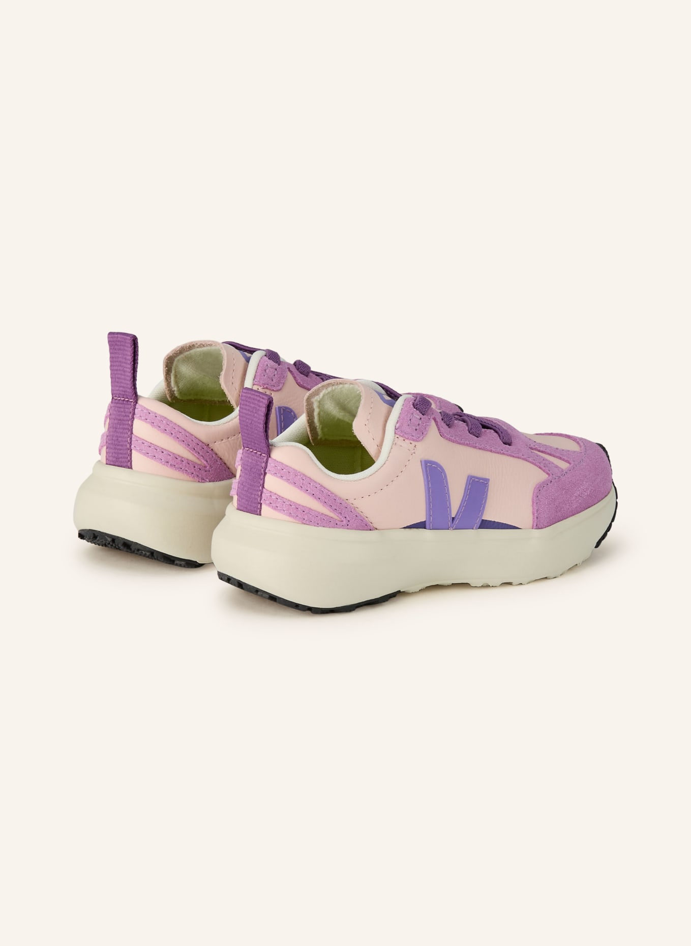 VEJA Sneaker CANARY: JASNORÓŻOWY / RÓŻOWY / JASNOFIOLETOWY