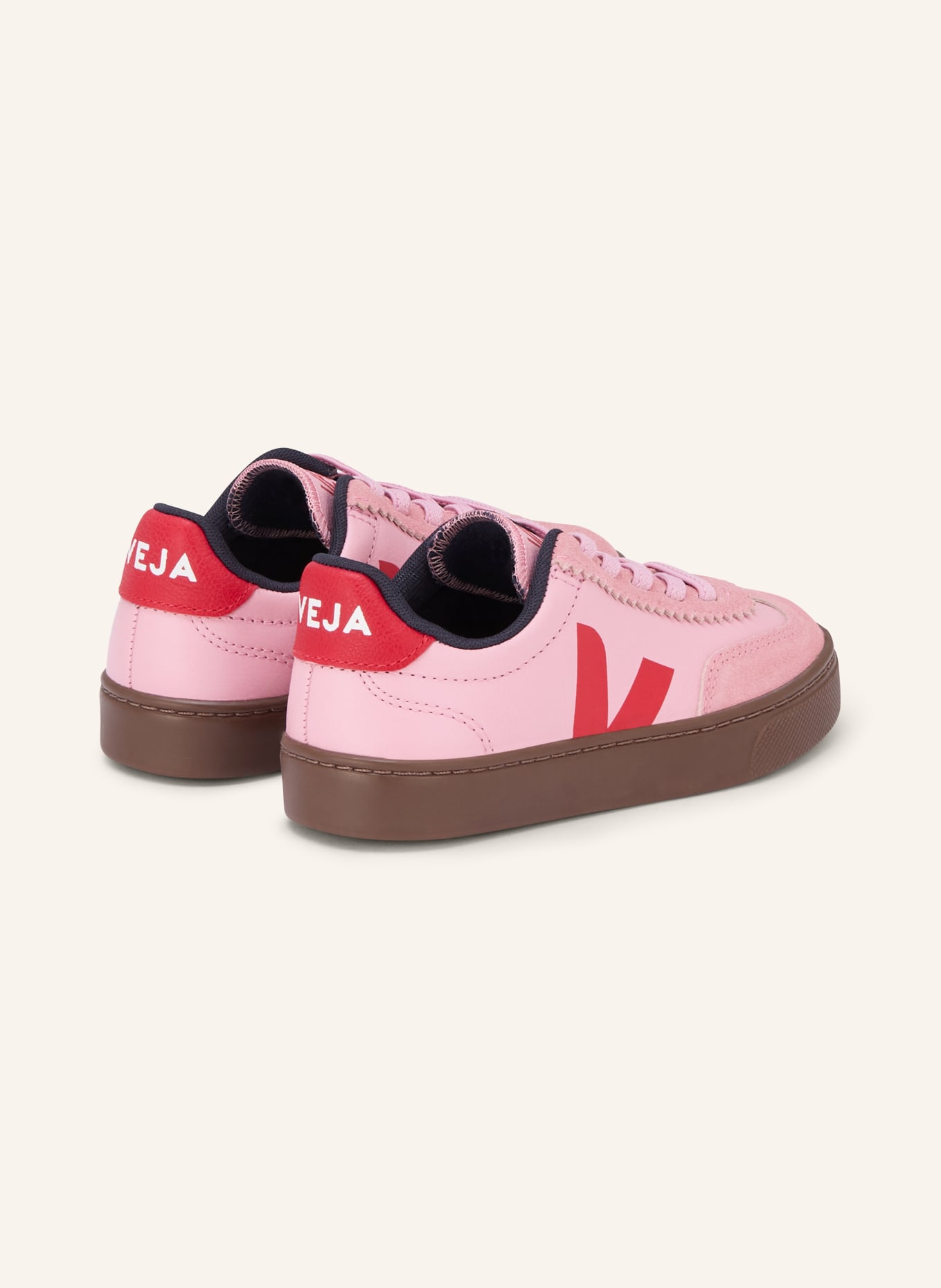 VEJA Sneaker VOLLEY: RÓŻOWY / CZERWONY / GRANATOWY