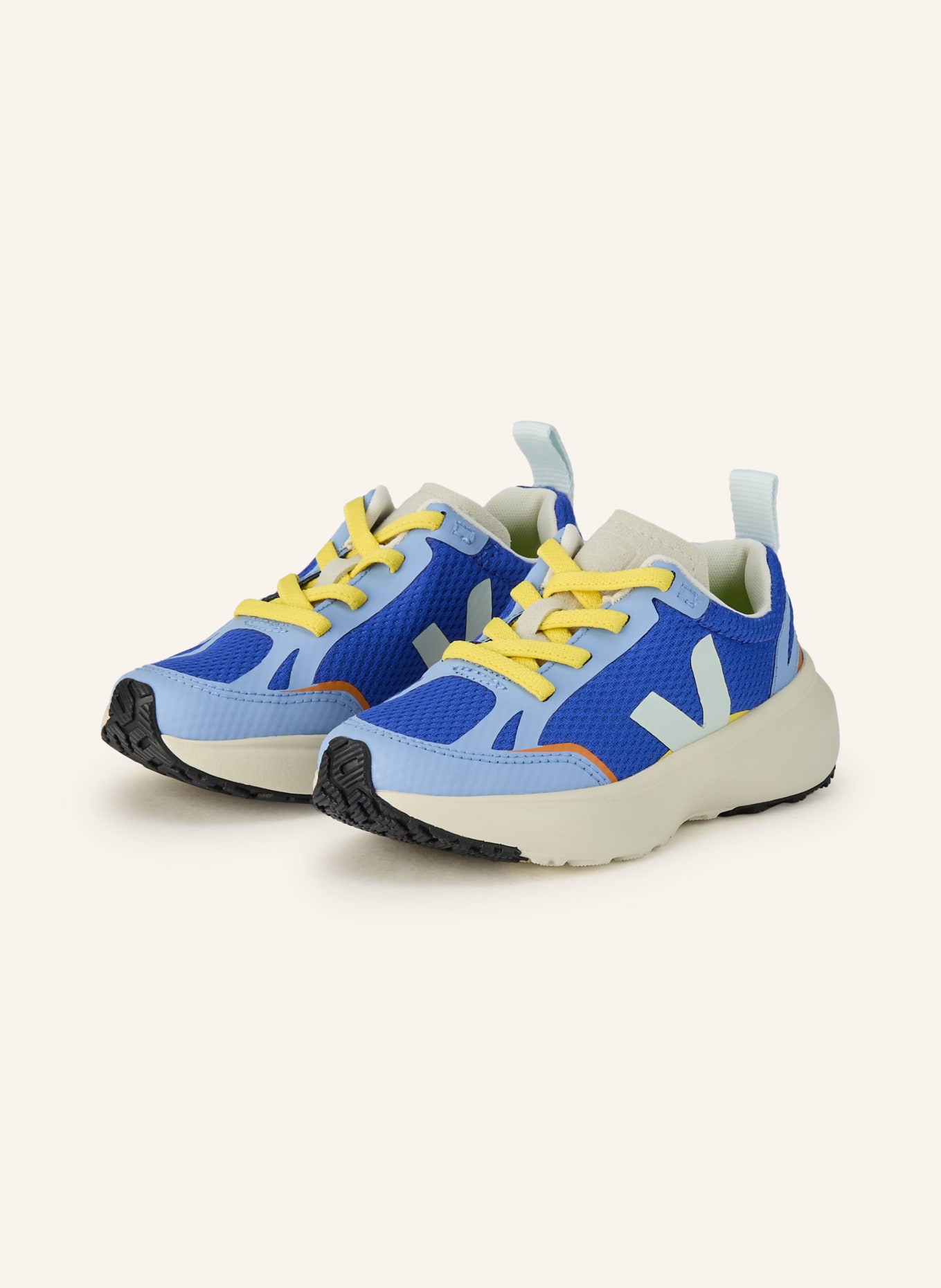 VEJA Sneaker CANARY: BLAU / GELB / HELLBLAU
