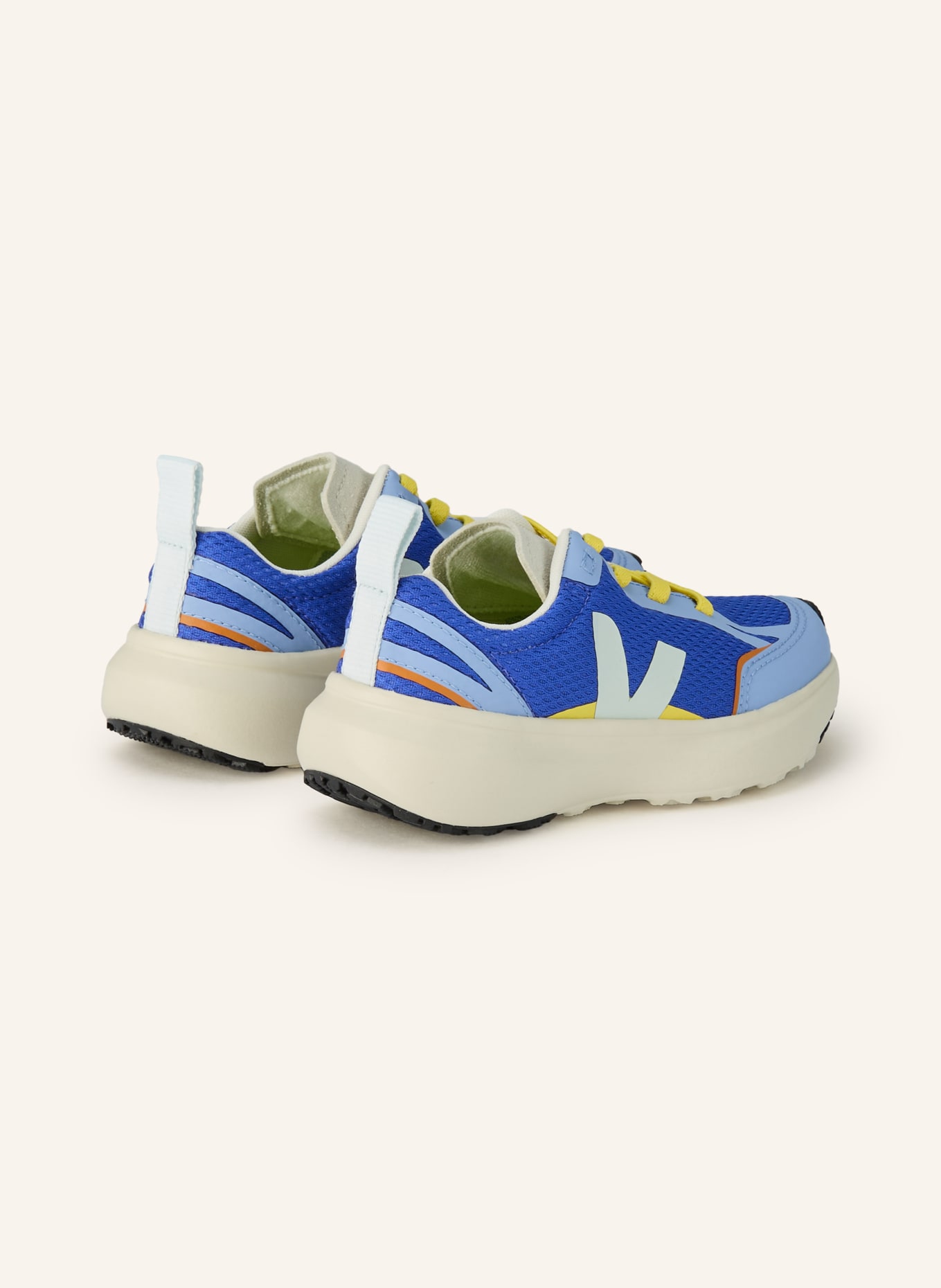 VEJA Sneaker CANARY: BLAU / GELB / HELLBLAU