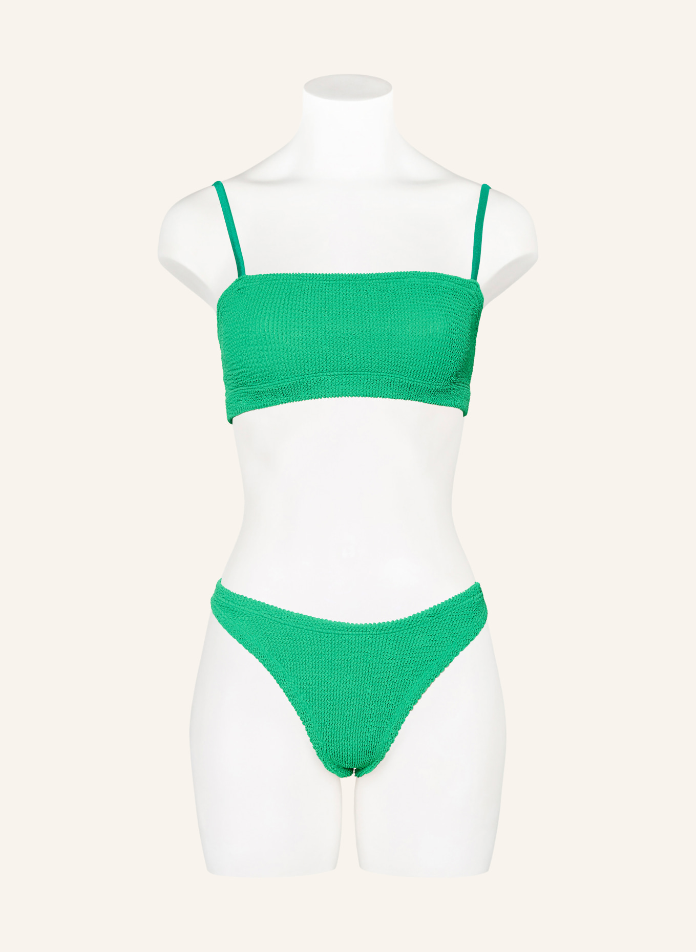 Hunza G bustier bikini: GREEN