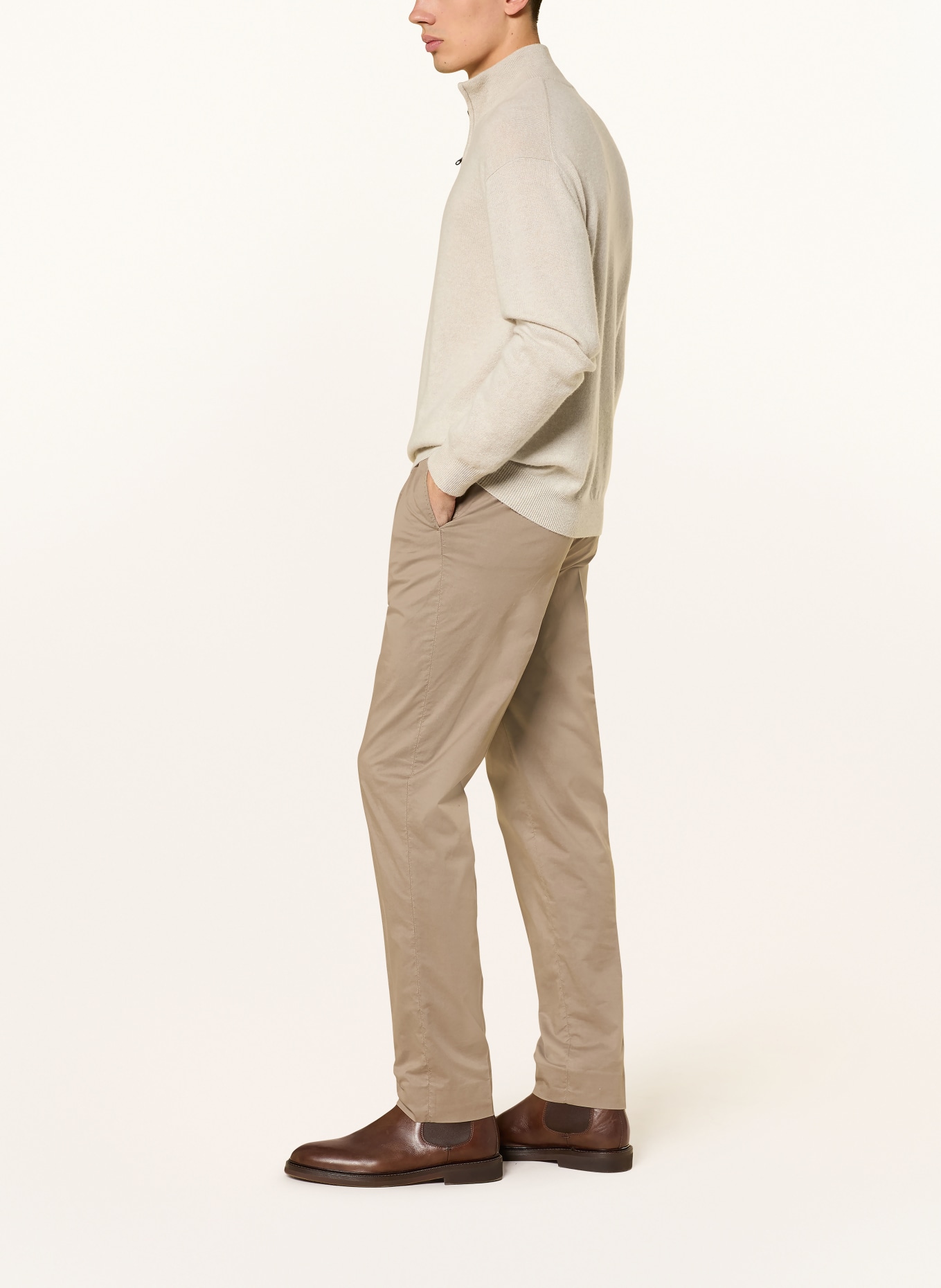 CORNELIANI Chino Extra Slim Fit: BEIGE