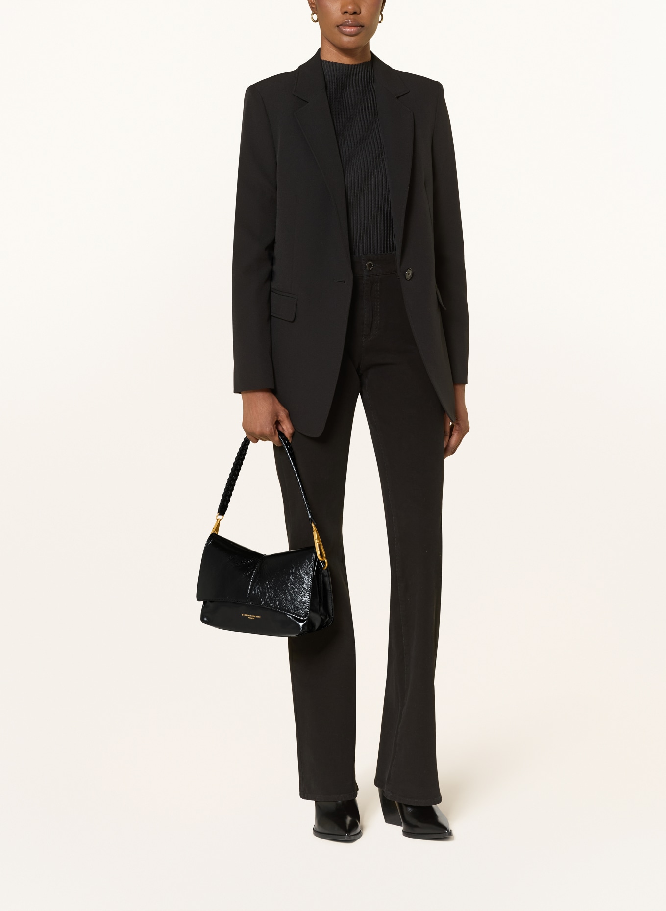 GIANNI CHIARINI Schoudertas DIVA: ZWART