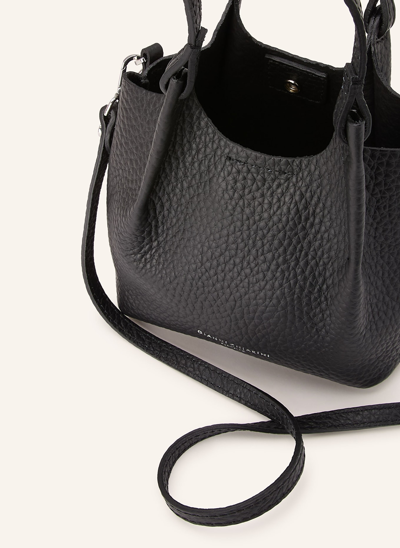 GIANNI CHIARINI Umhängetasche DUA MINI: SCHWARZ