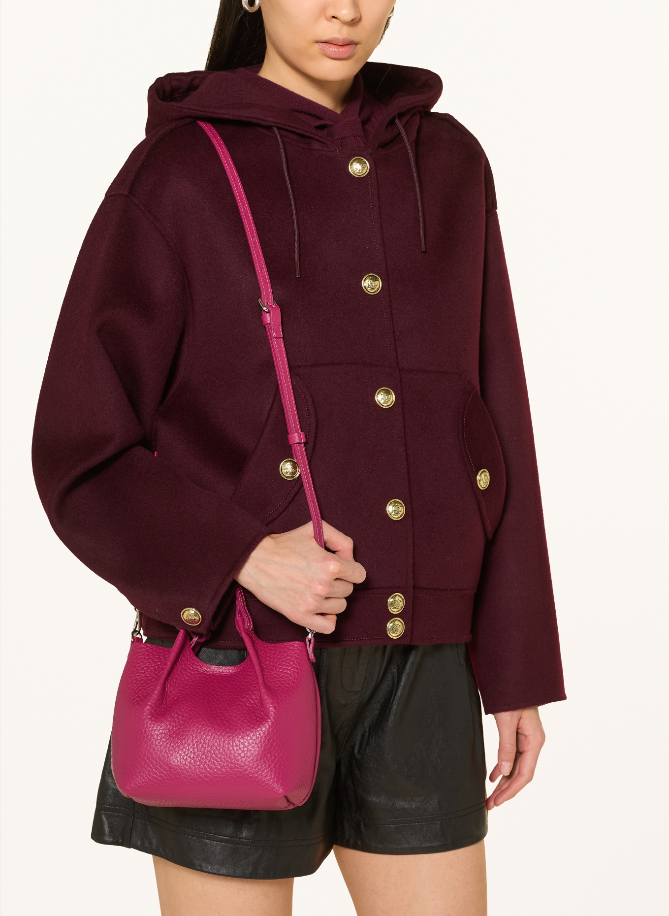 GIANNI CHIARINI Umhängetasche DUA MINI: ROT