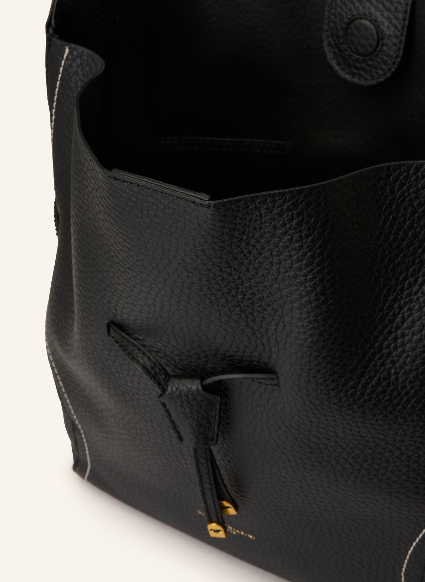 GIANNI CHIARINI Taška SIENNA s pouzdrem: ČERNÁ