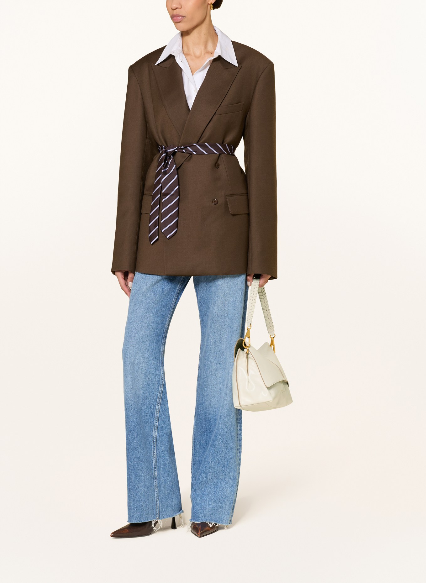 GIANNI CHIARINI Schoudertas DIVA MEDIUM: CRÈME