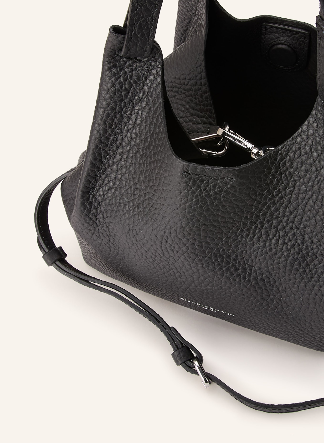 GIANNI CHIARINI Umhängetasche DUA MEDIUM mit Pouch: SCHWARZ