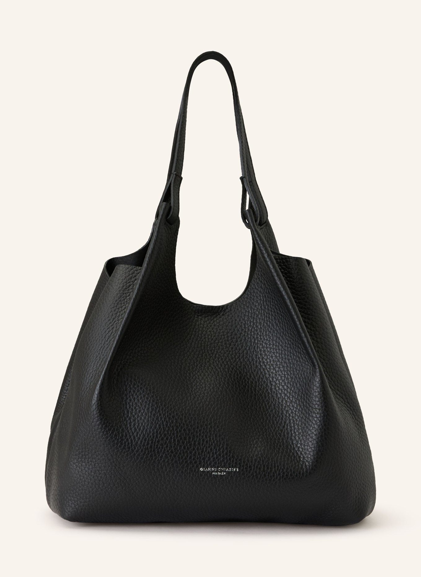 GIANNI CHIARINI Shopper DUA XL mit Pouch: SCHWARZ