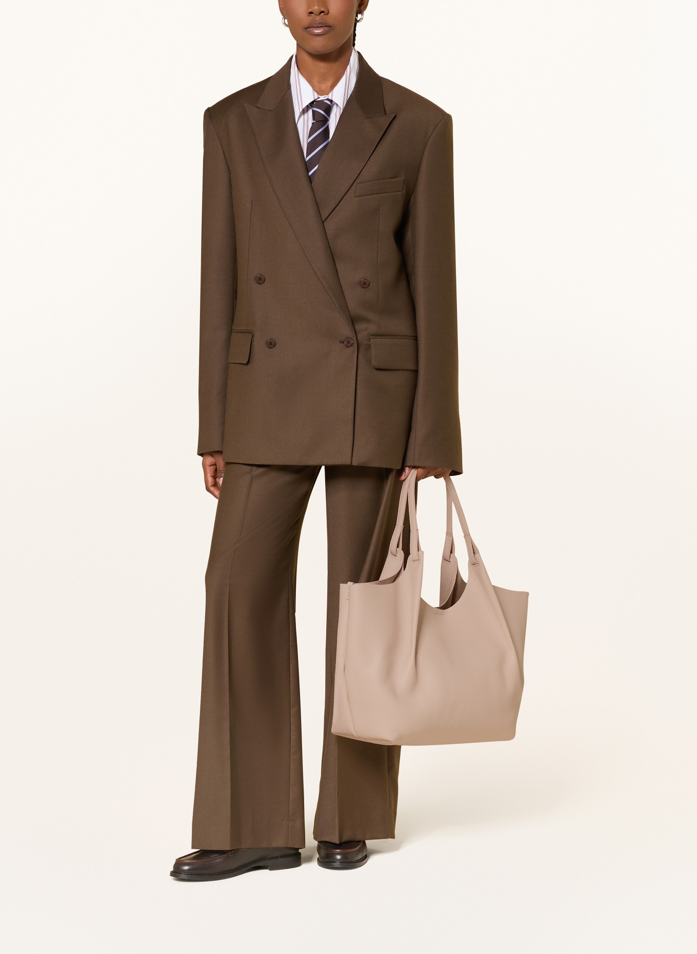 GIANNI CHIARINI Shopper DUA XL mit Pouch: ROSÉ