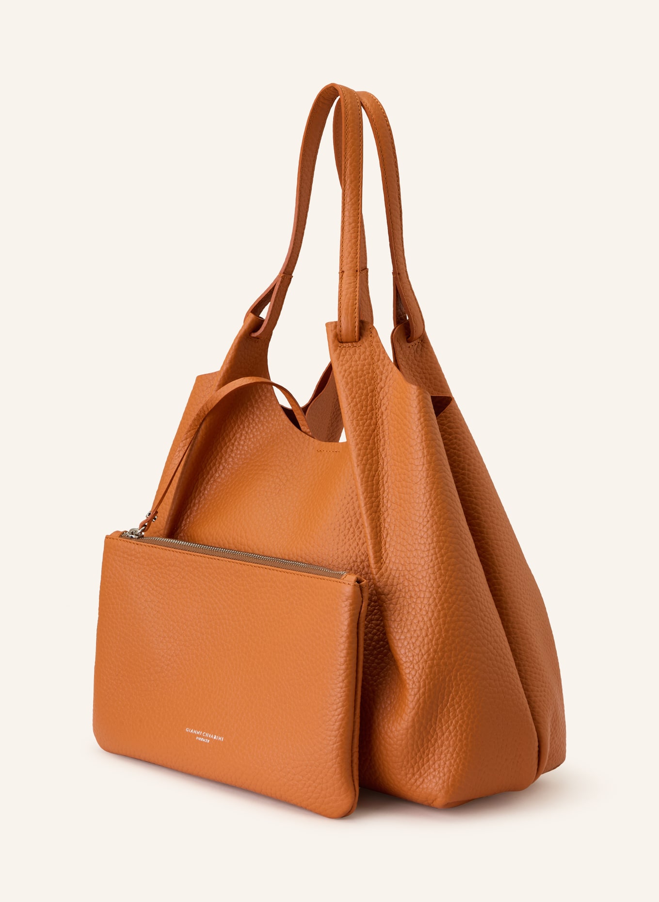 GIANNI CHIARINI Shopper DUA XL mit Pouch: BRAUN