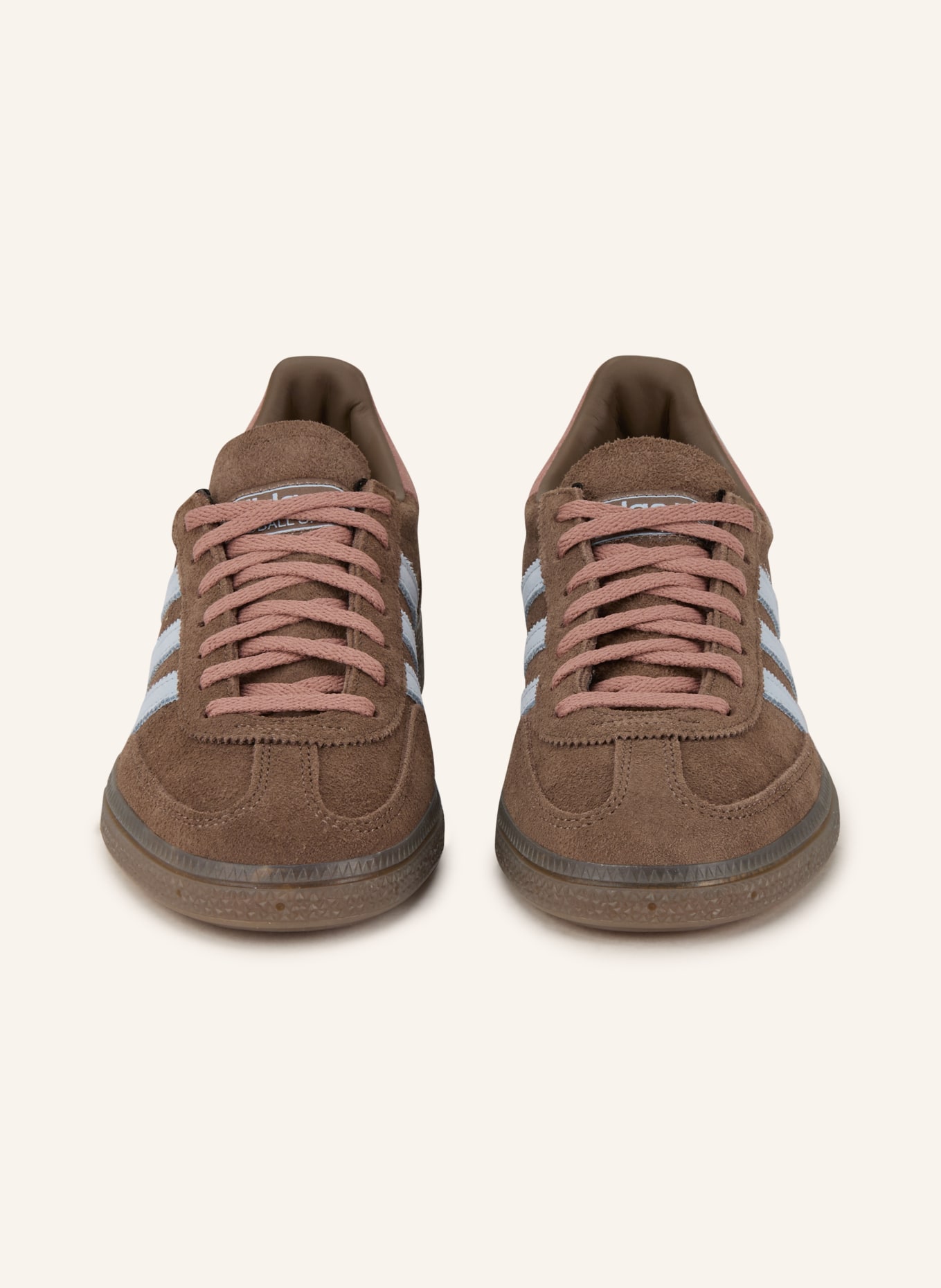 adidas Originals Sneaker HANDBALL SPEZIAL: DUNKELBRAUN / ALTROSA / HELLBLAU