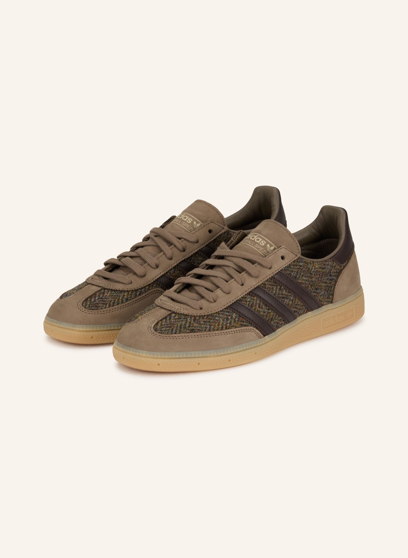 adidas Originals Sneaker HANDBALL SPEZIAL: TAUPE / DUNKELBRAUN / GRÜN