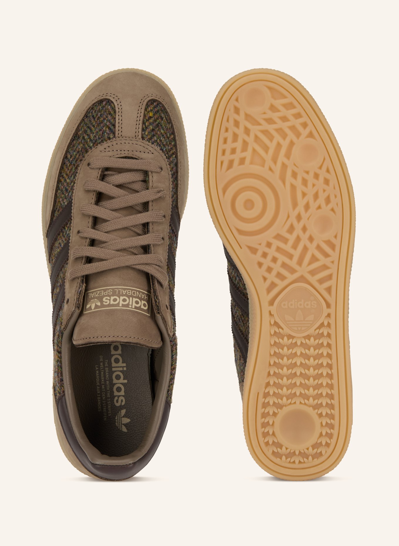 adidas Originals Sneaker HANDBALL SPEZIAL: TAUPE / DUNKELBRAUN / GRÜN