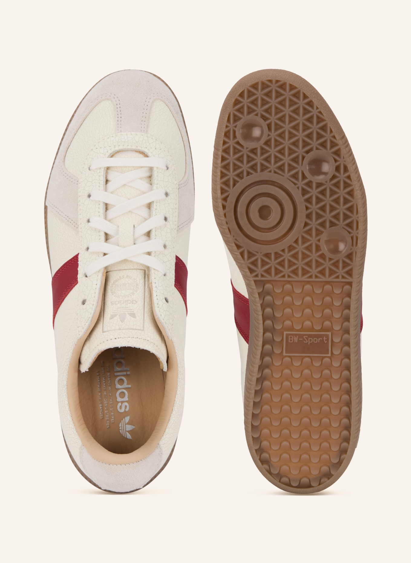 adidas Originals Sneaker BW ARMY: BEIGE / HELLGRAU / ROT