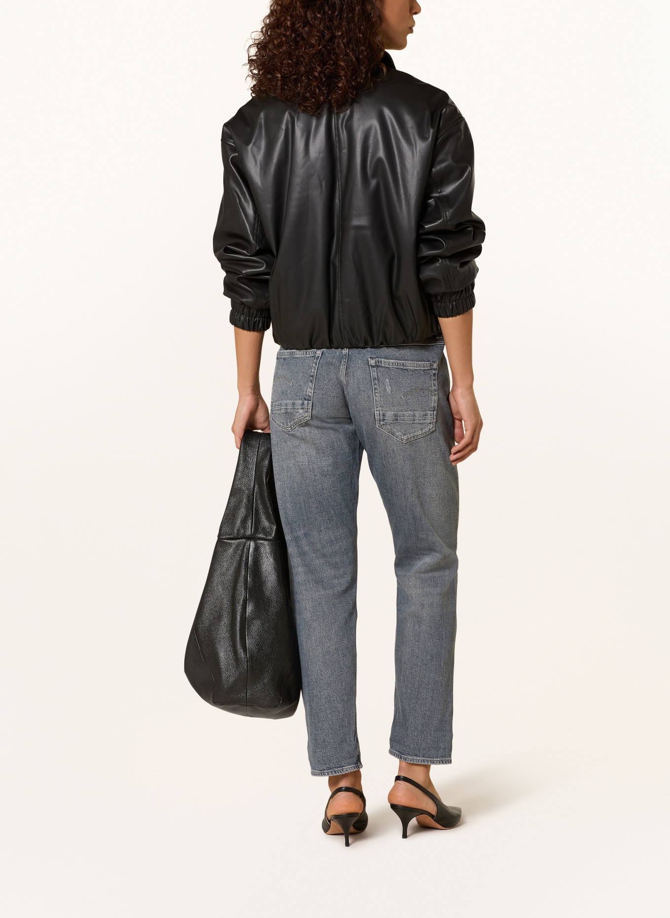 G-Star Boyfriend Jeans KATE: H784 worn in electric blue destroyed