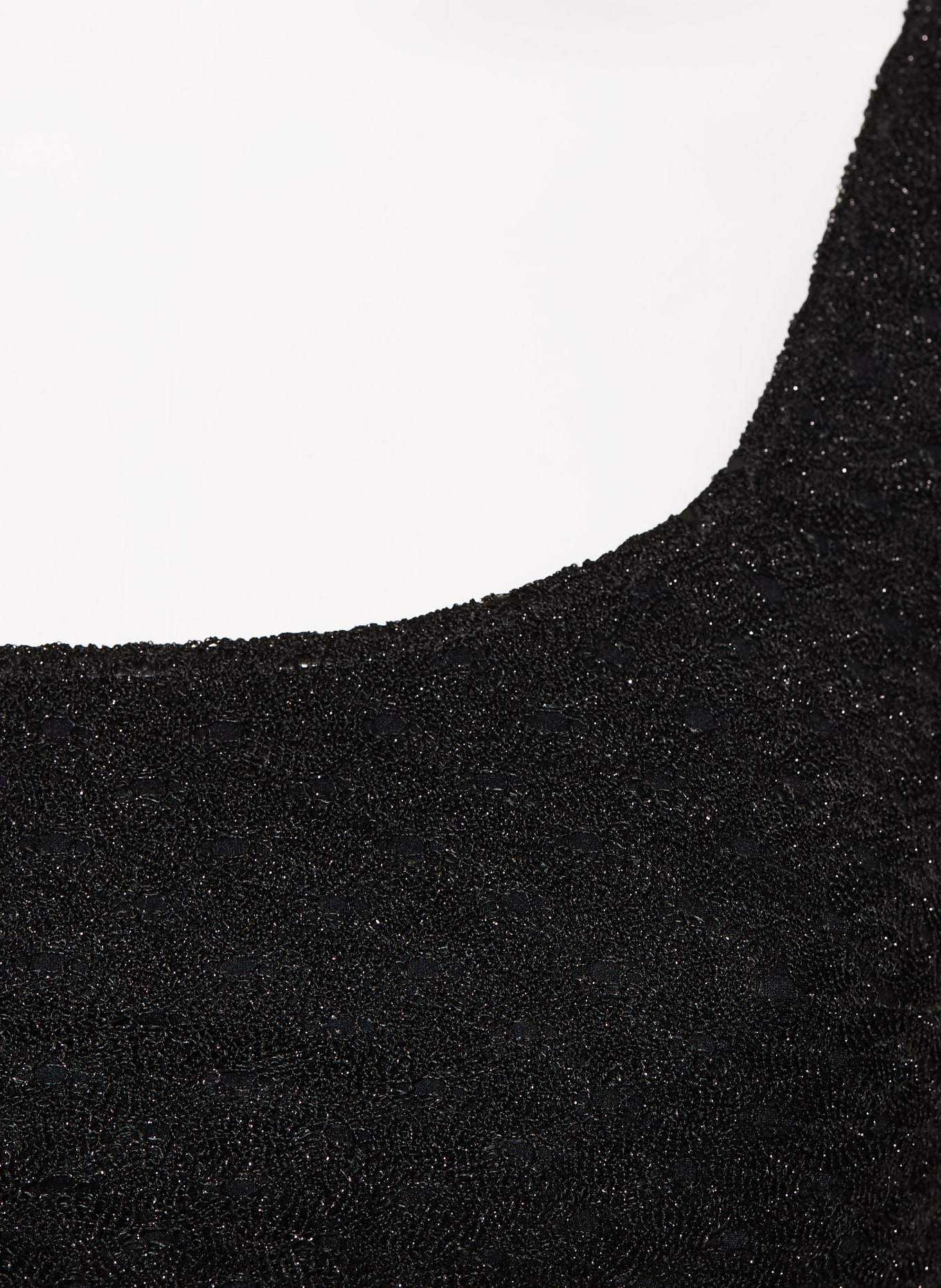 MISSONI One-Shoulder-Bikini mit Glitzergarn: SCHWARZ