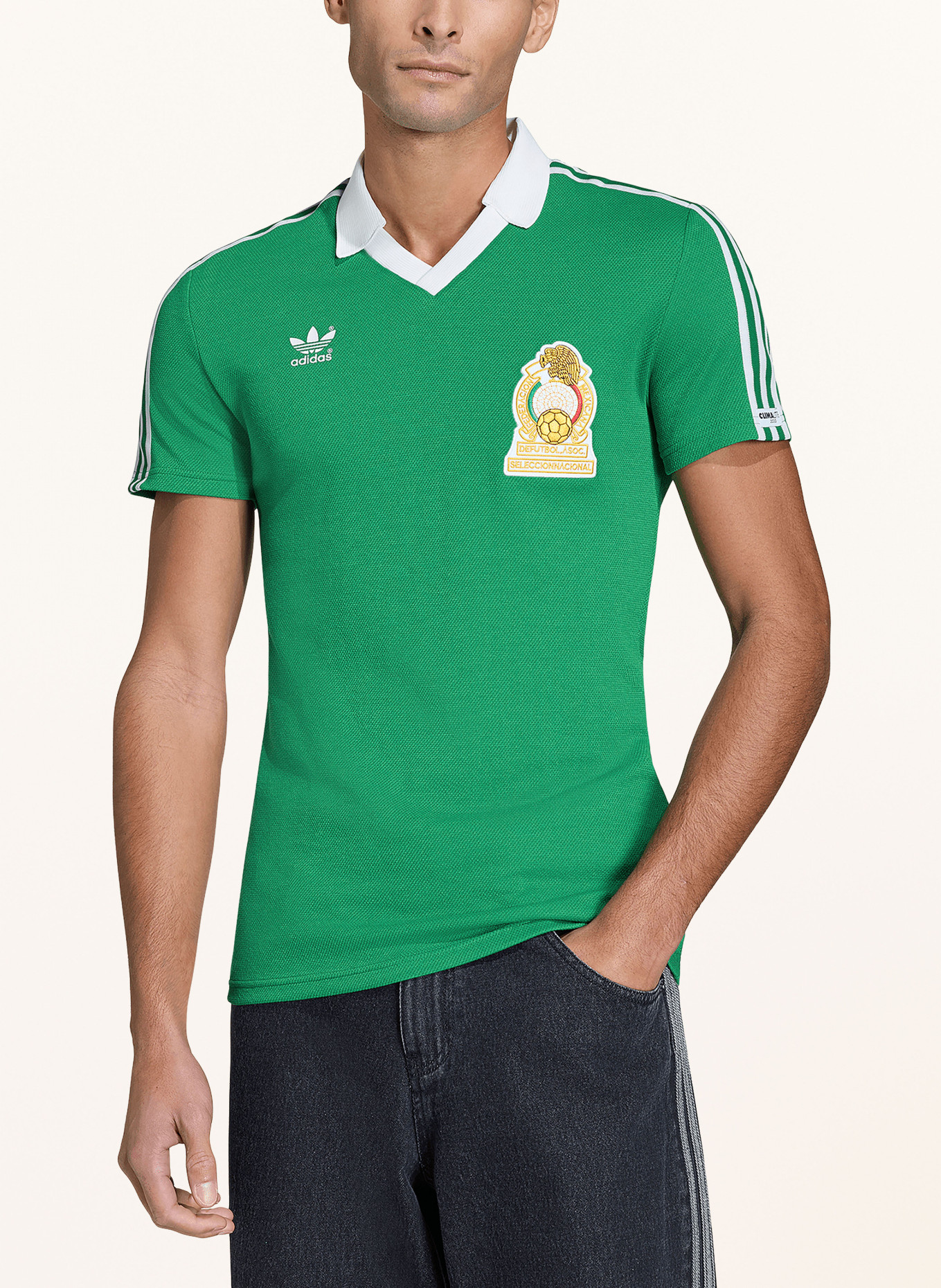 adidas Trikot MEXIKO 86: GRÜN / WEISS