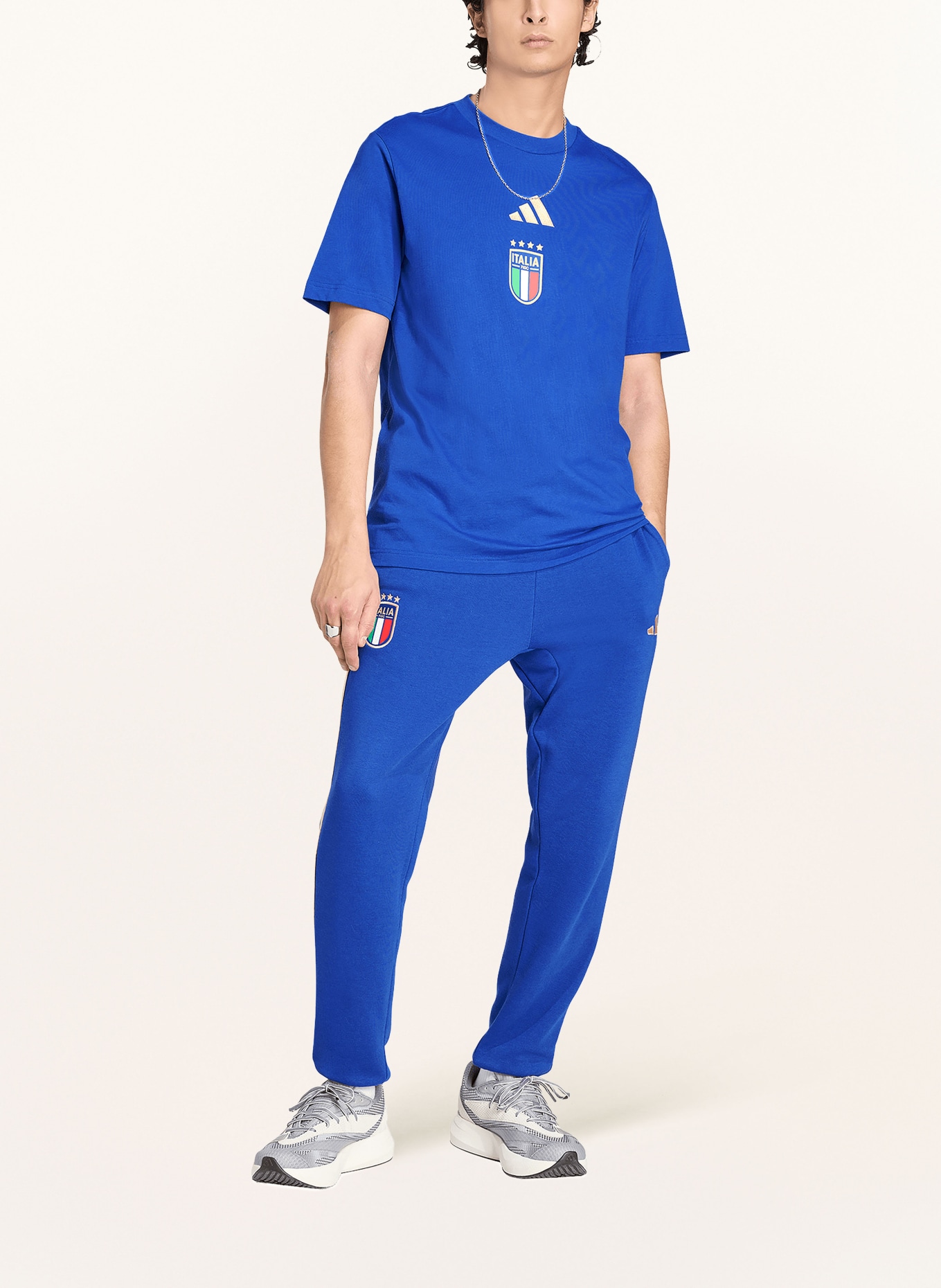 adidas T-Shirt ITALIEN DNA: BLAU