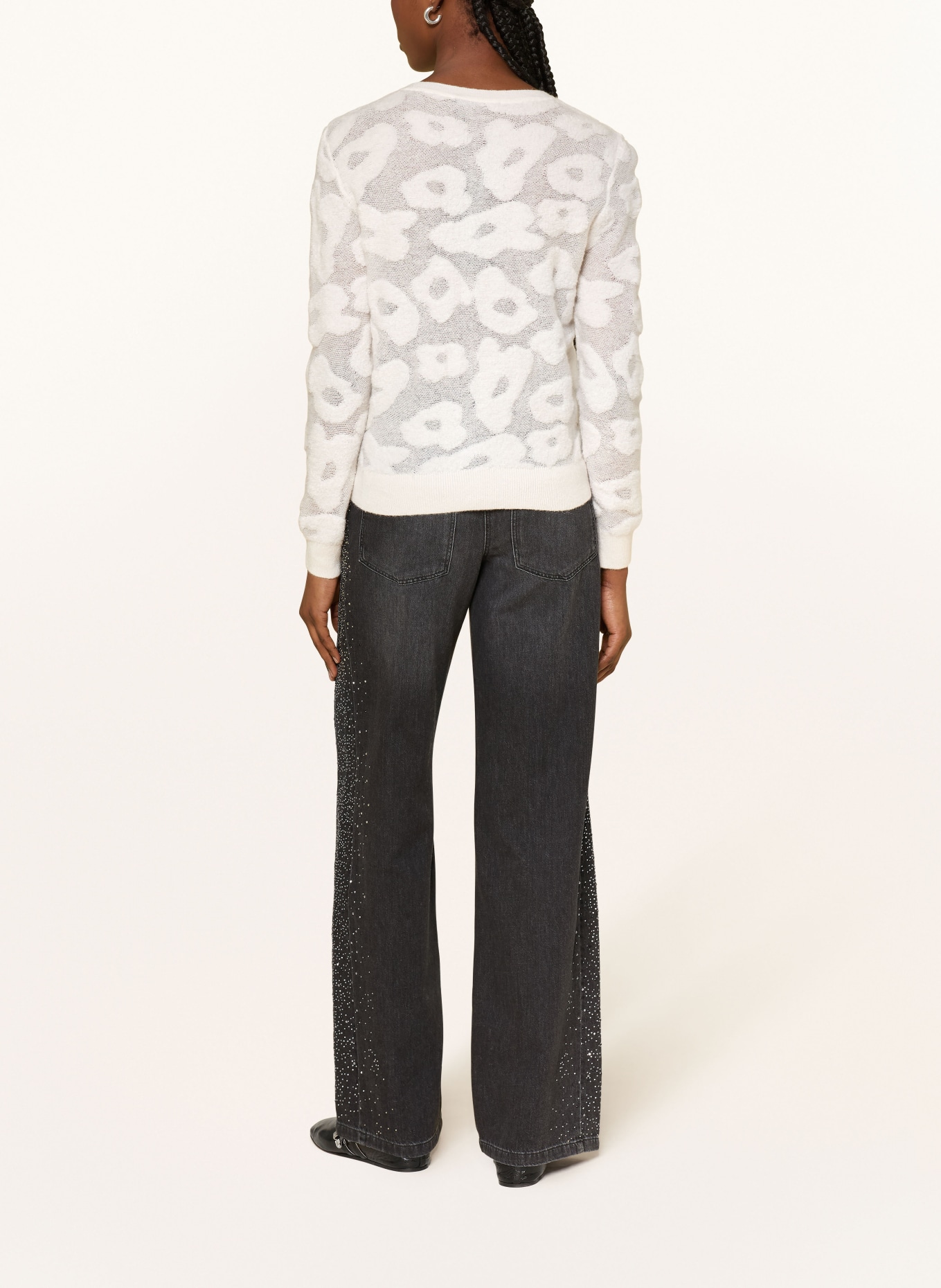 LUISA CERANO Strickjacke: CREME