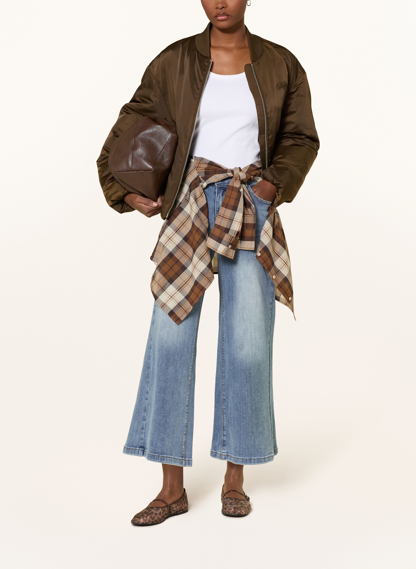 Buena Vista Jeans culottes ITALY PALAZZO: 6454 used stone