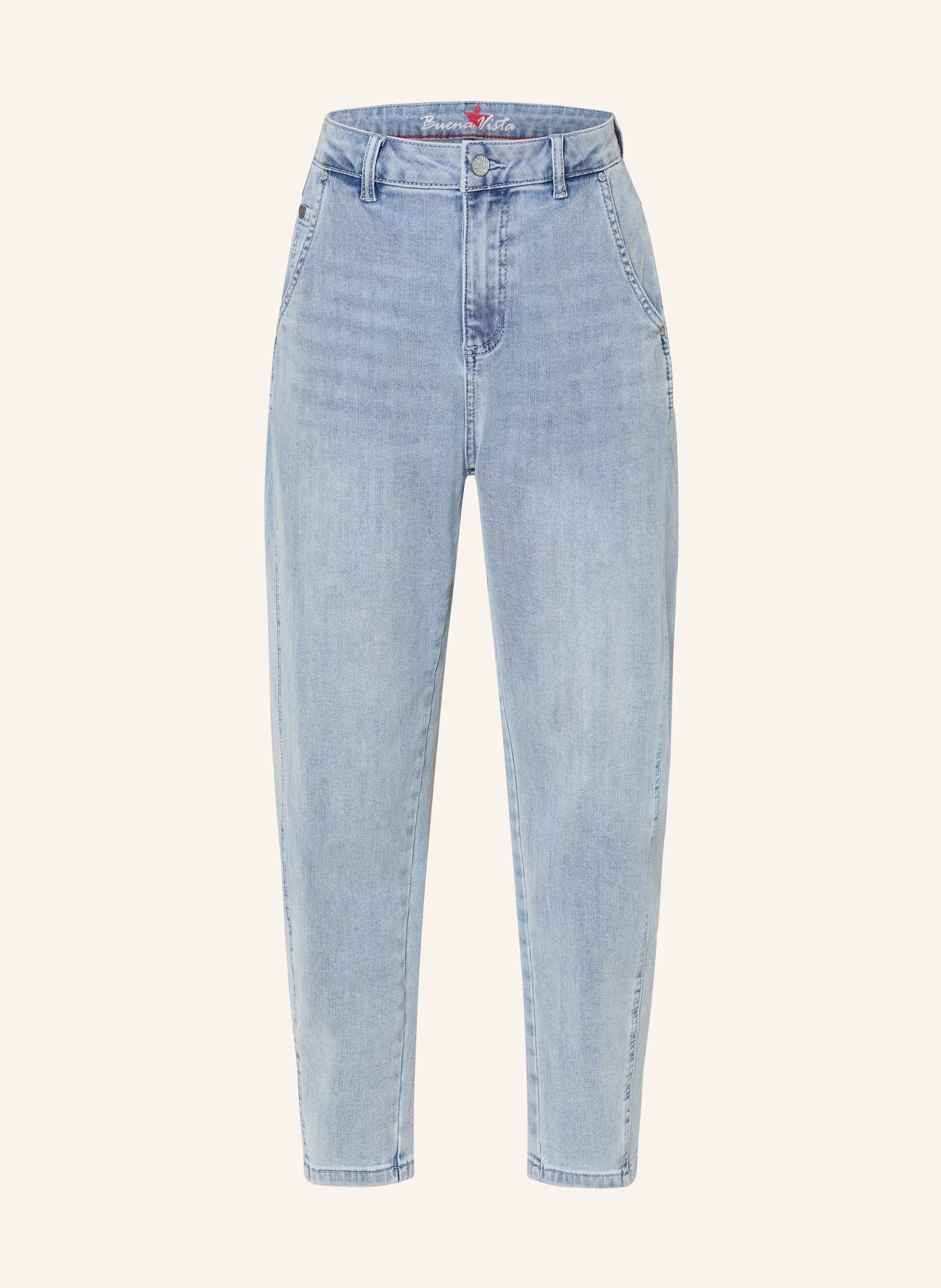 Buena Vista Mom Jeans BALLON-T: 4399 light washed