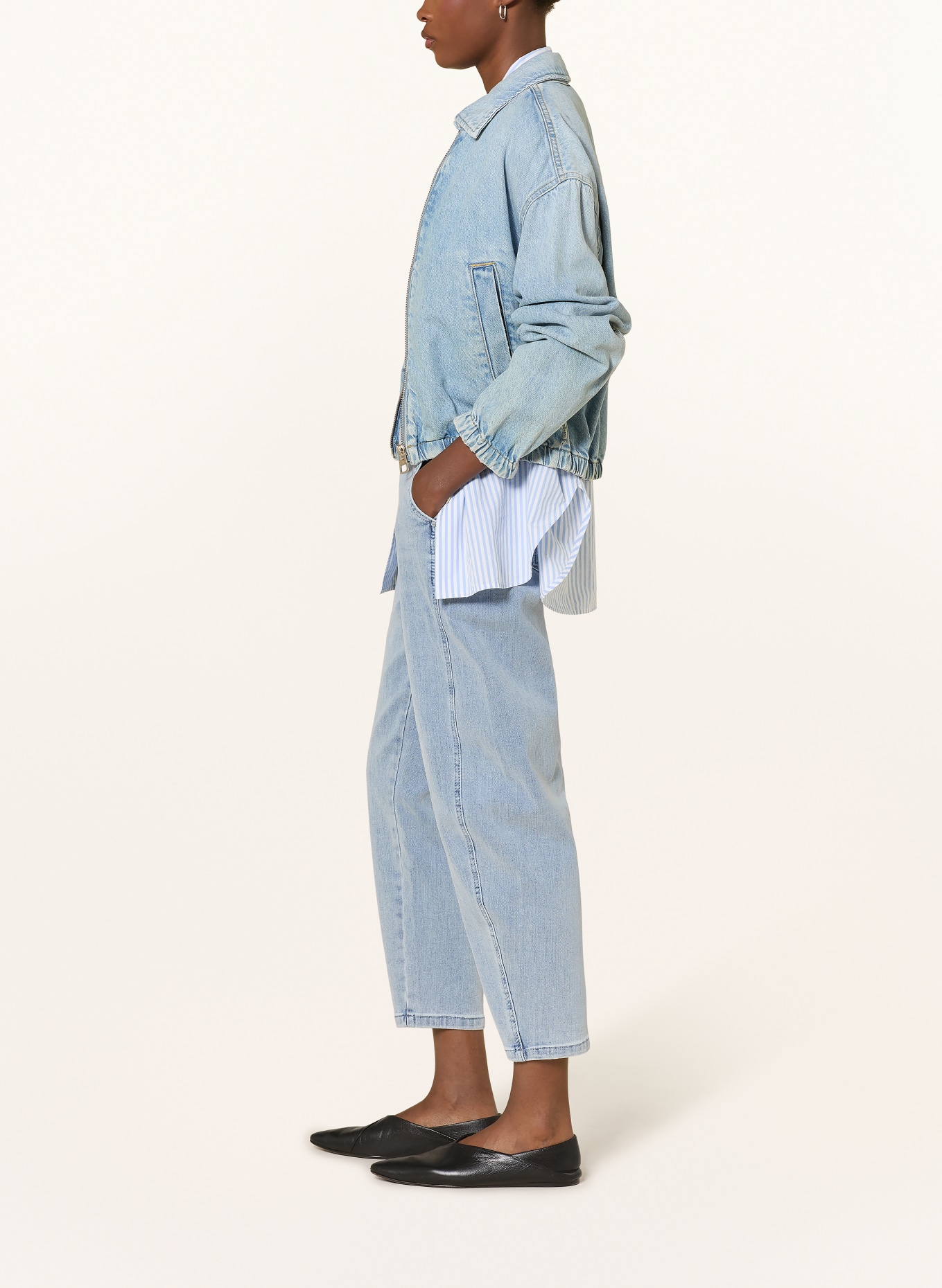 Buena Vista Mom Jeans BALLON-T: 4399 light washed