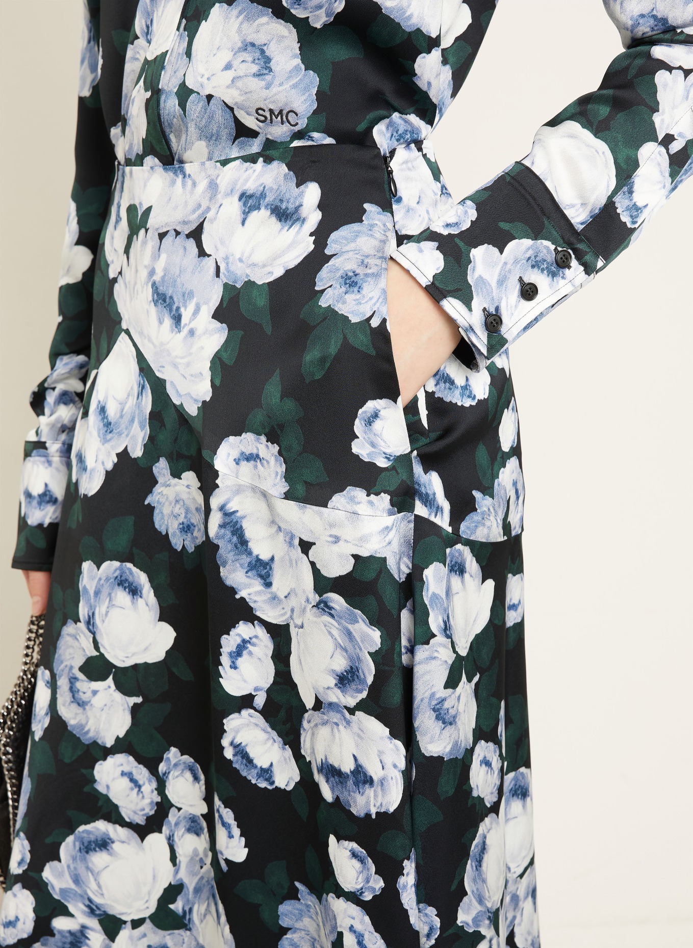 STELLA McCARTNEY Rock: DUNKELBLAU / BLAUGRAU / DUNKELGRÜN