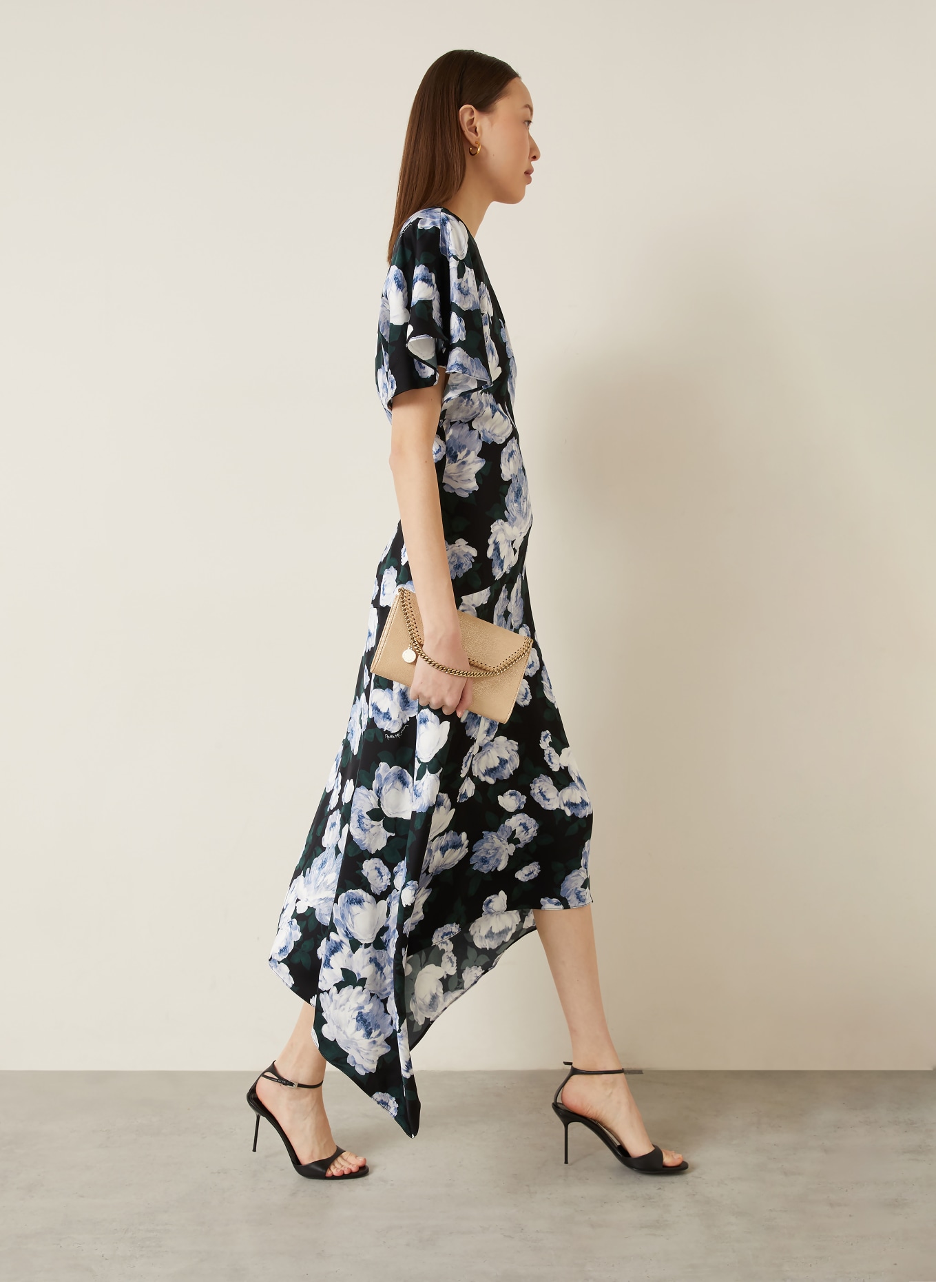 STELLA McCARTNEY Kleid: DUNKELBLAU / DUNKELGRÜN / HELLBLAU