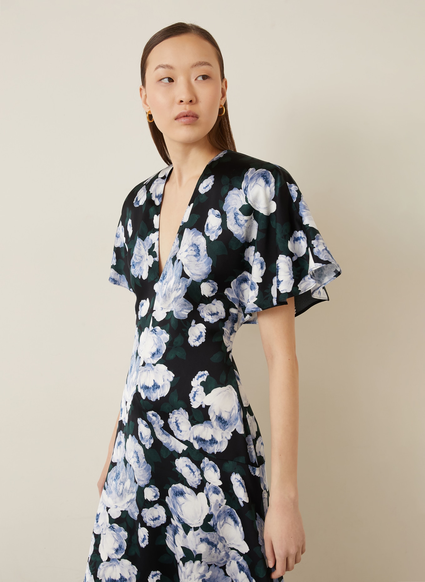 STELLA McCARTNEY Kleid: DUNKELBLAU / DUNKELGRÜN / HELLBLAU