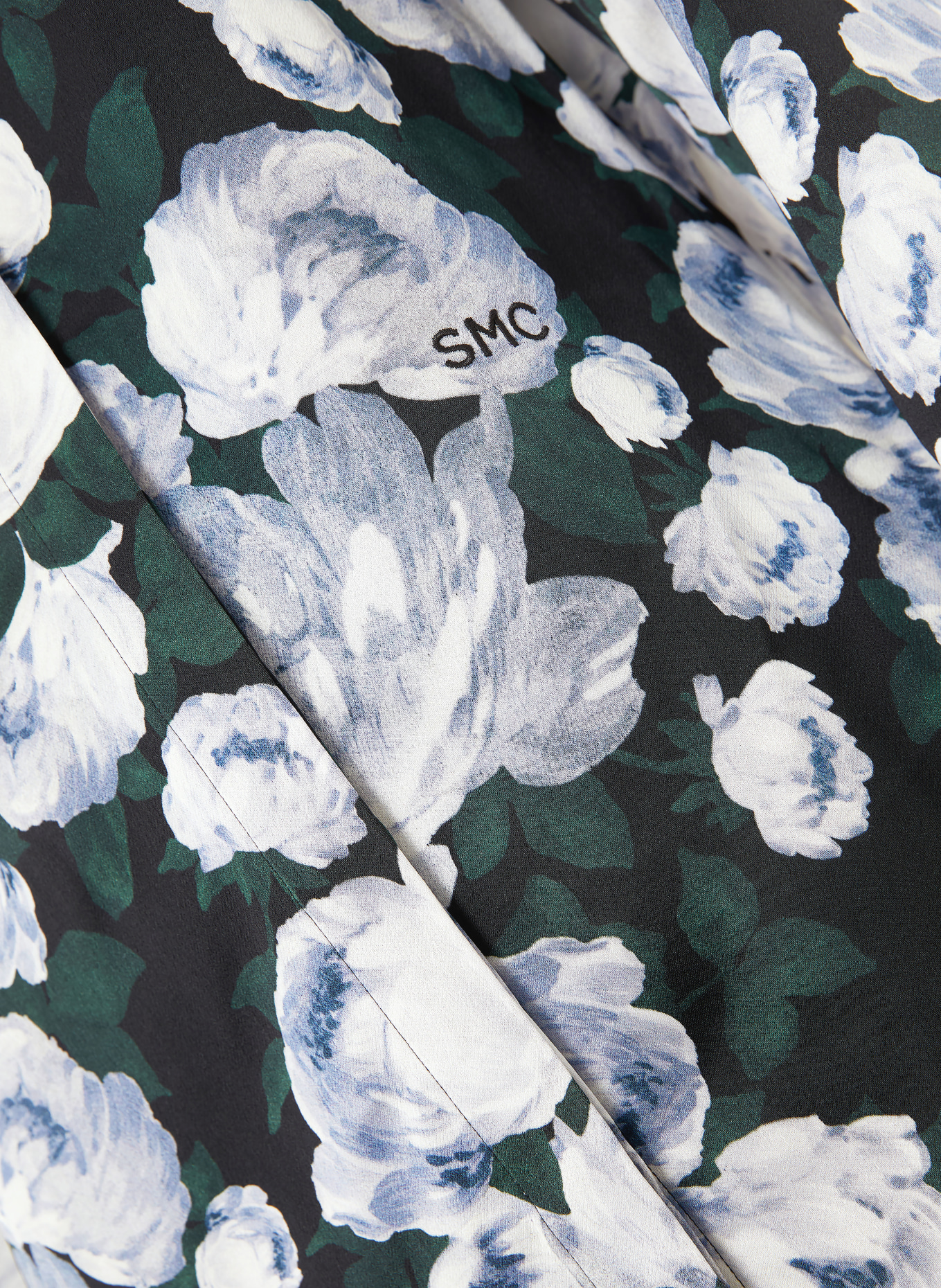 STELLA McCARTNEY Hemdbluse BRUNCH OF ROSES: DUNKELBLAU / DUNKELGRÜN / HELLBLAU