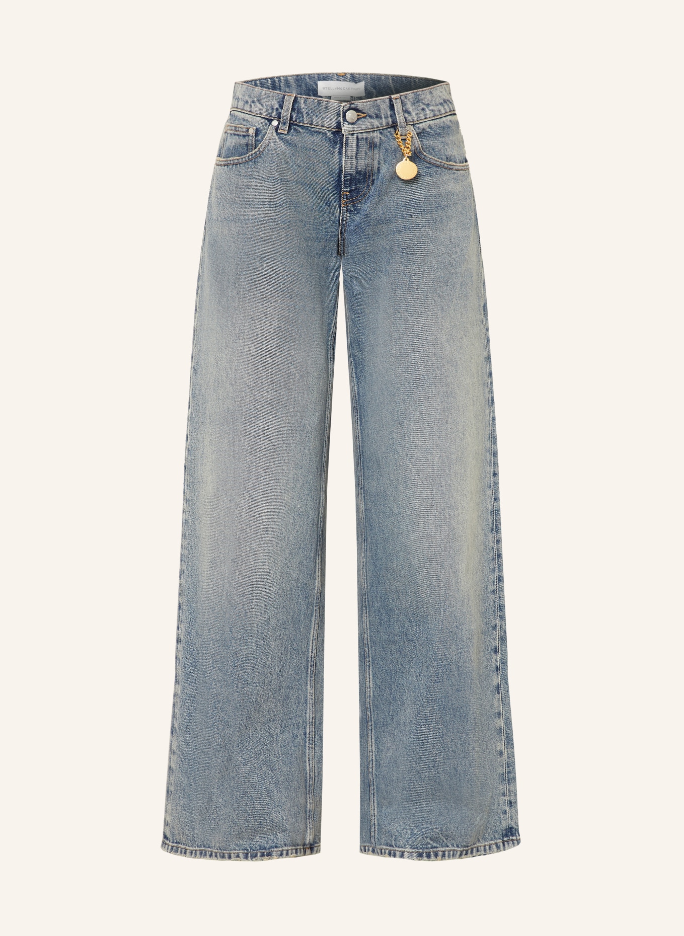 STELLA McCARTNEY Wide Leg Jeans: 4152 MID BLUE